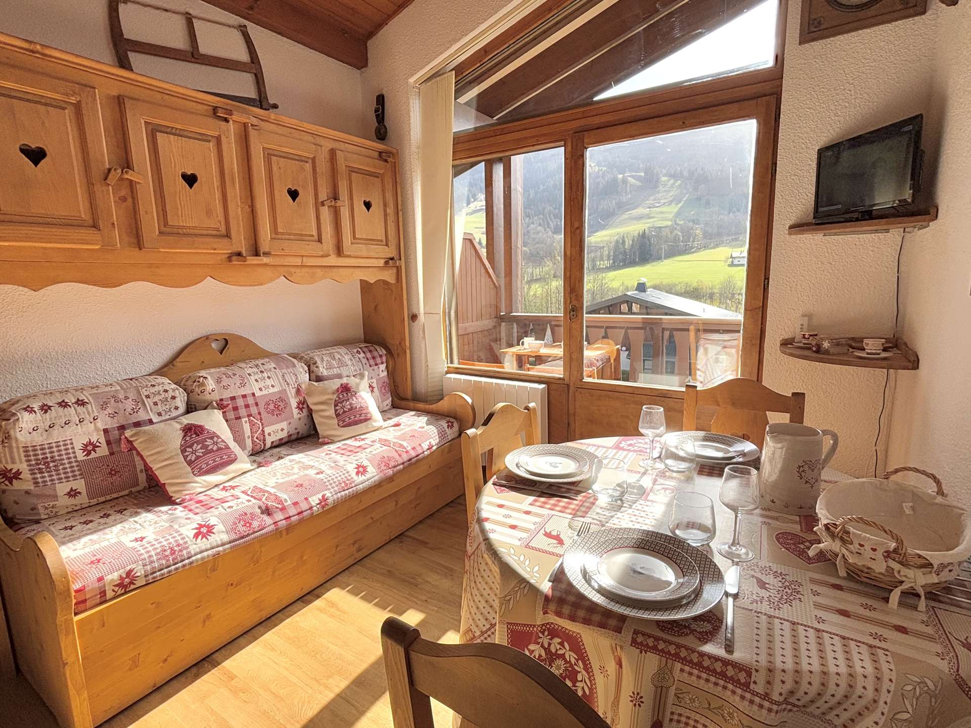 Appartement studio alcôve à Praz-Sur-Arly - 3 personnes