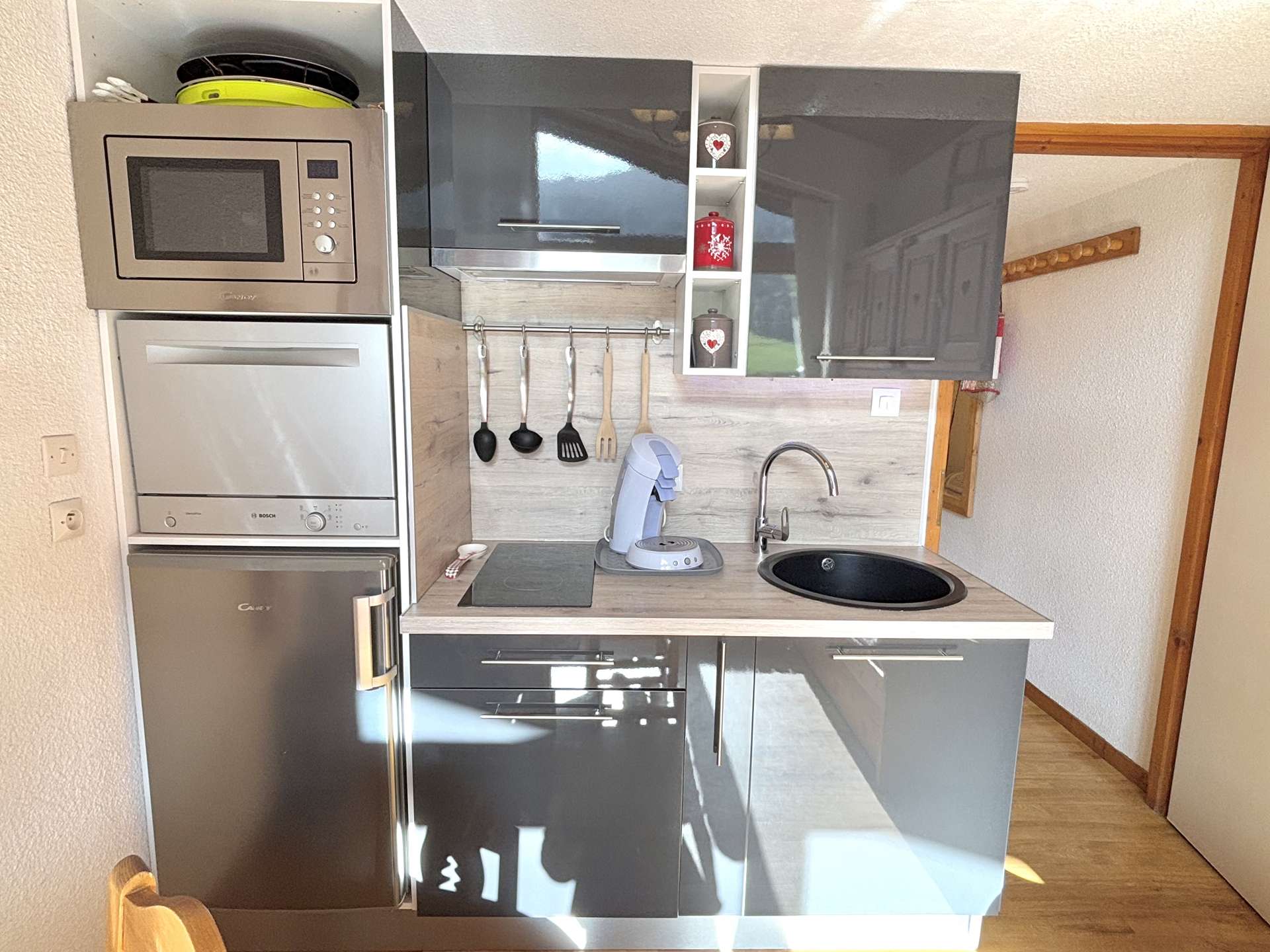 Appartement studio alcôve à Praz-Sur-Arly - 3 personnes