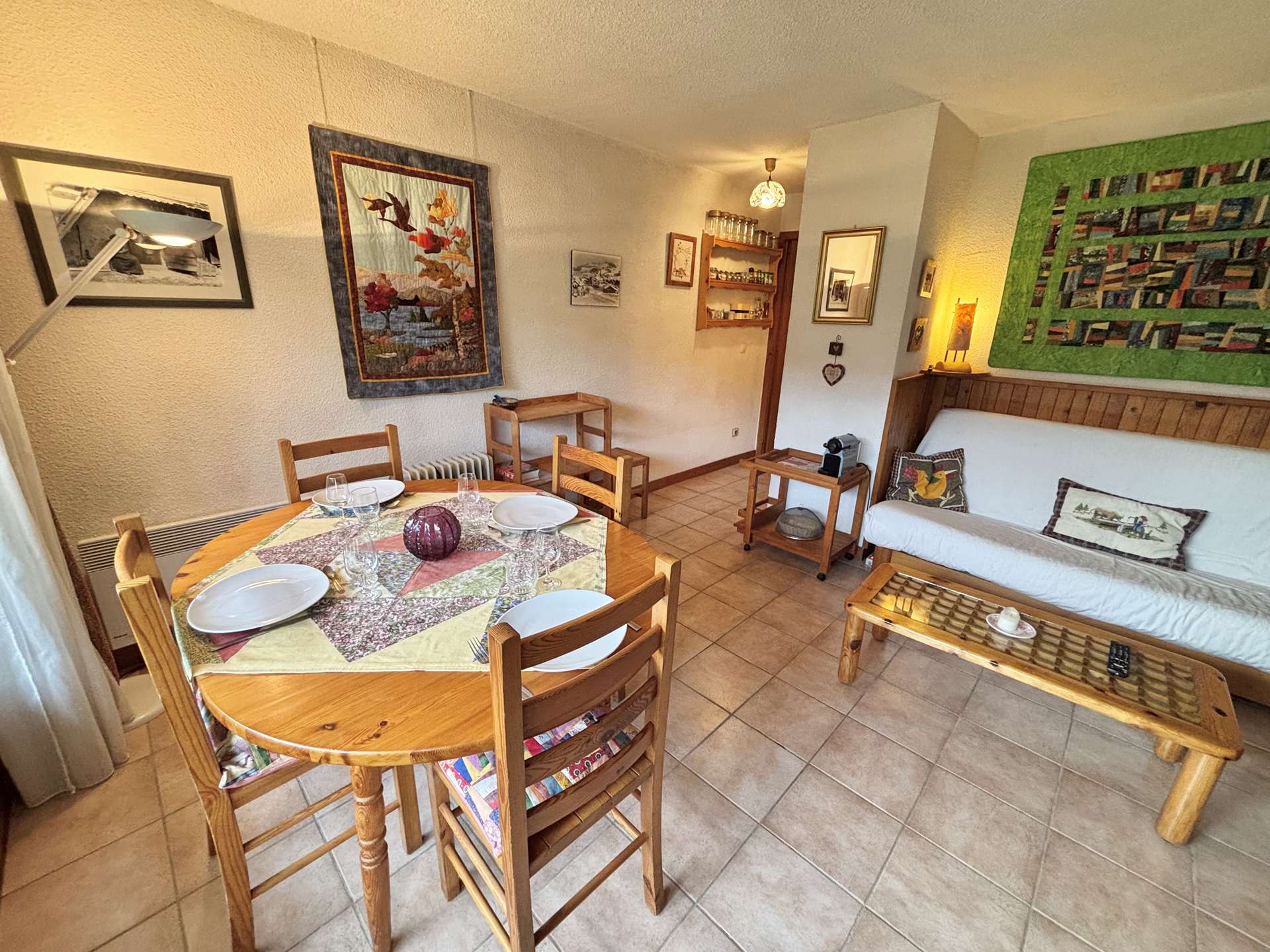 Studio cabine à Praz-sur-Arly - 4 personnes