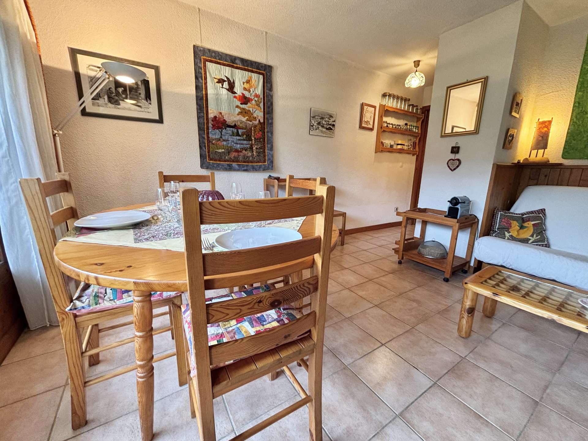 Studio cabine à Praz-sur-Arly - 4 personnes
