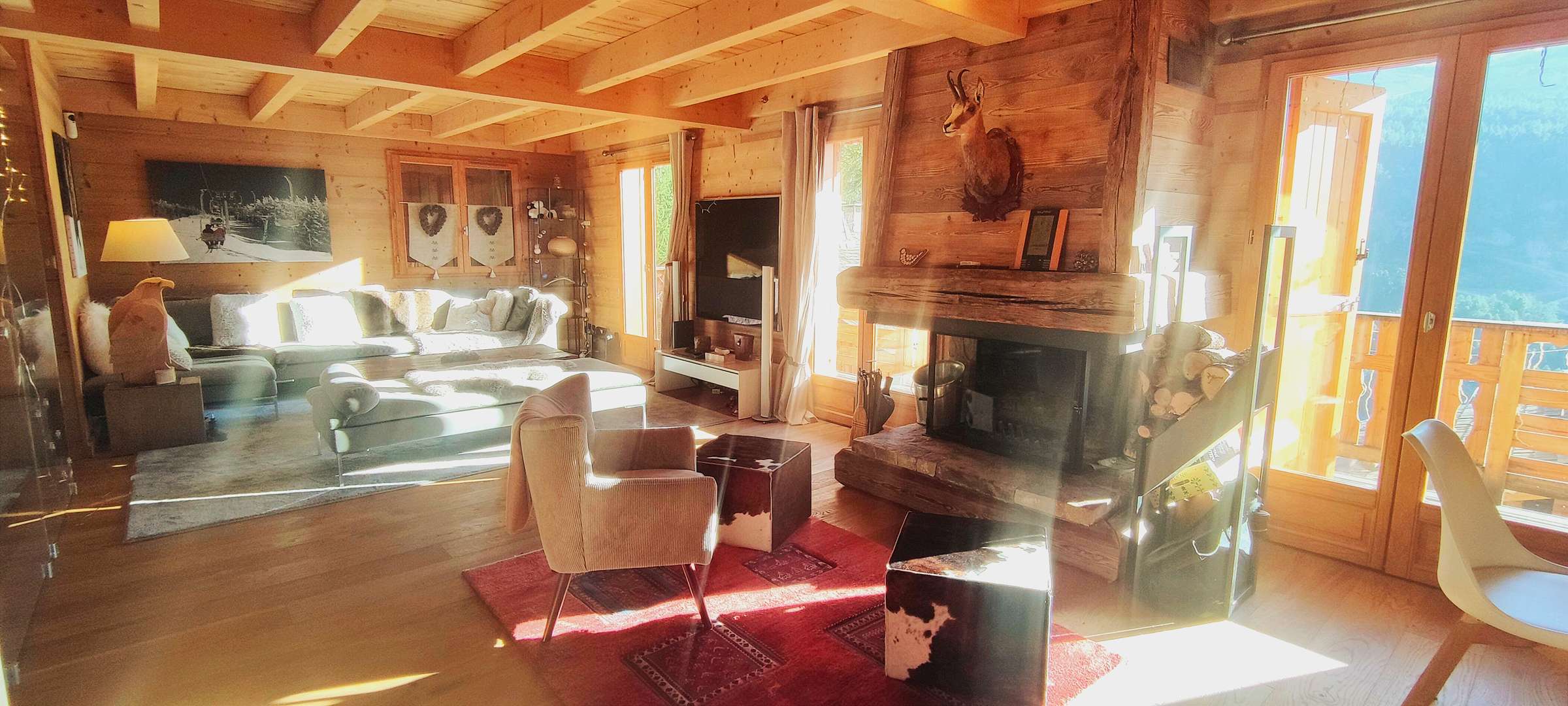 CHALET HAUT DE GAMME PLEIN SUD VUE PANORAMIQUE