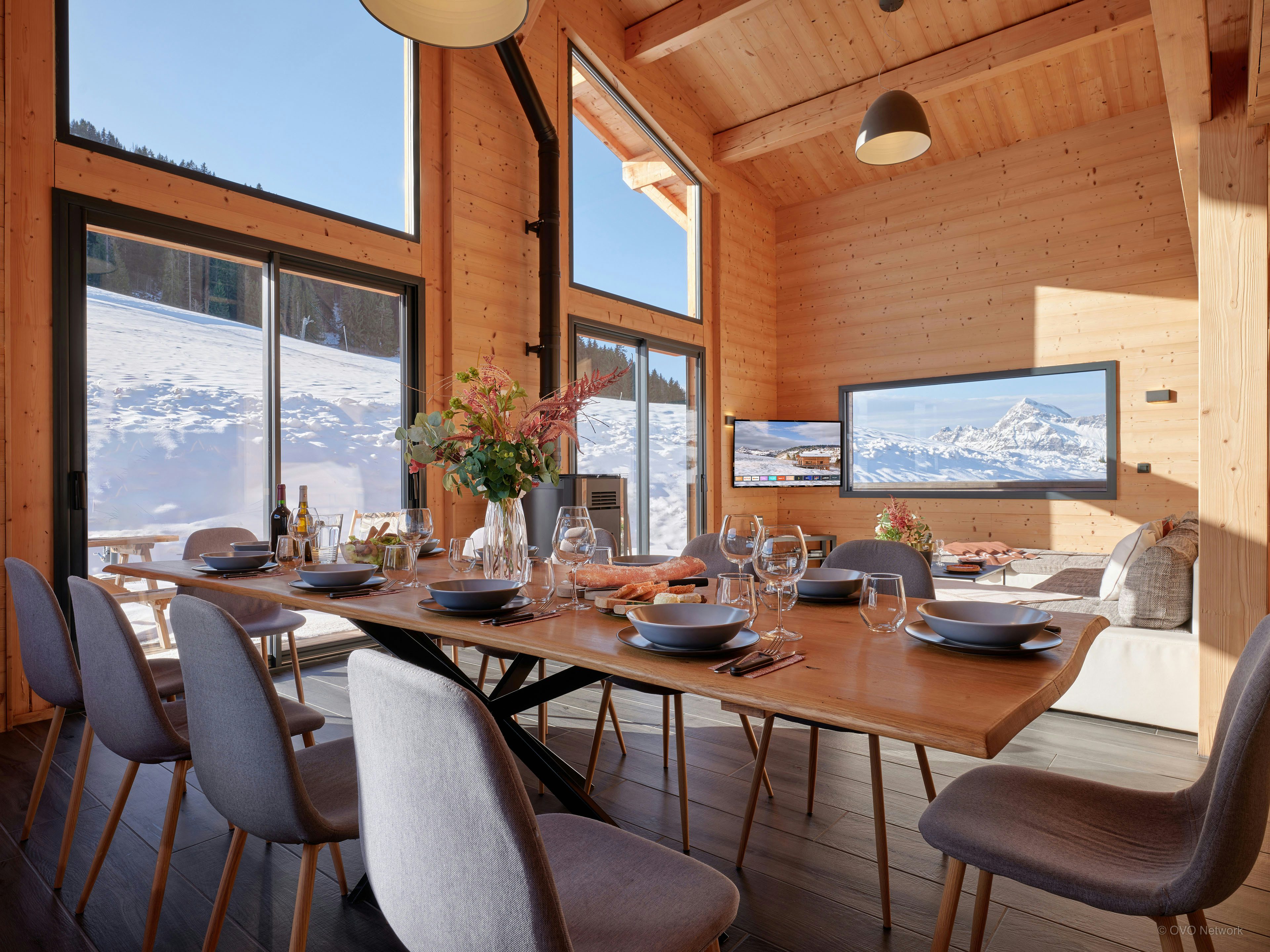 Chalet pour 12 moderne et lumineux sur les pistes