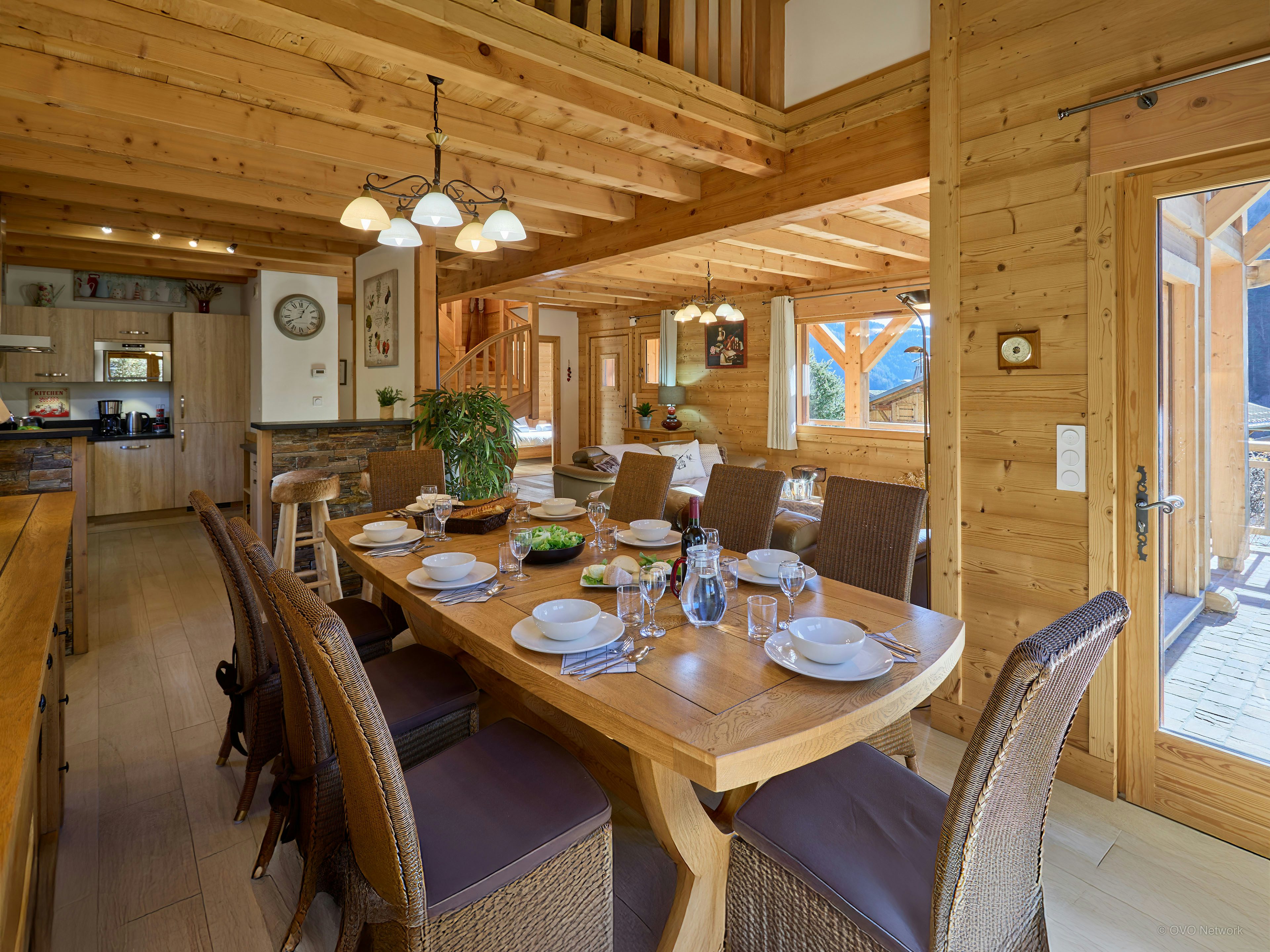 Chalet pour 10 avec sauna et jacuzzi à la Giettaz