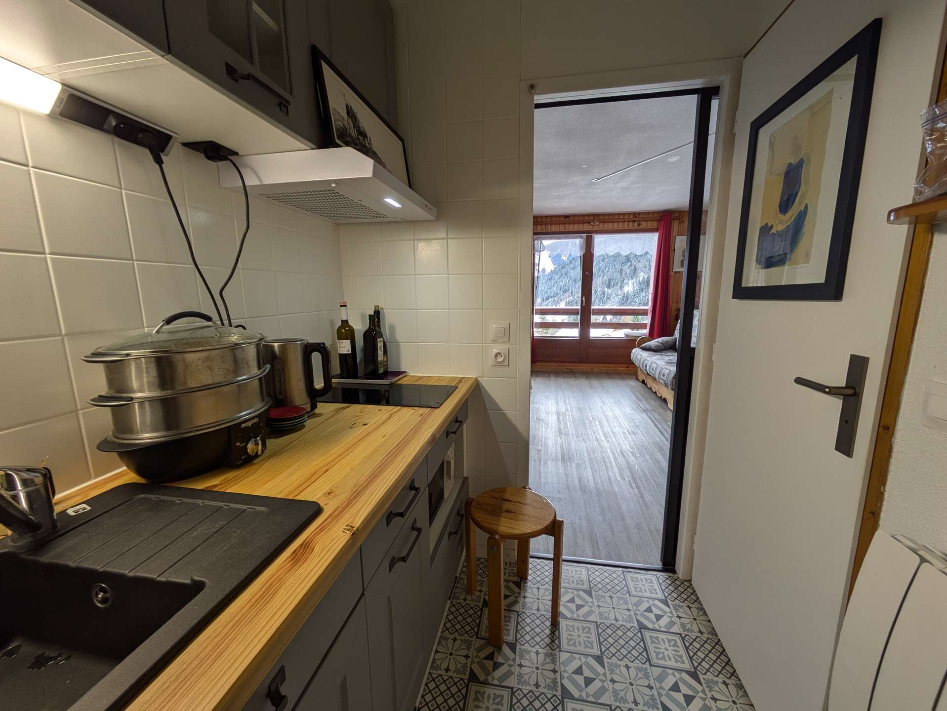 Mignon studio cabine 3 personnes au Planay
