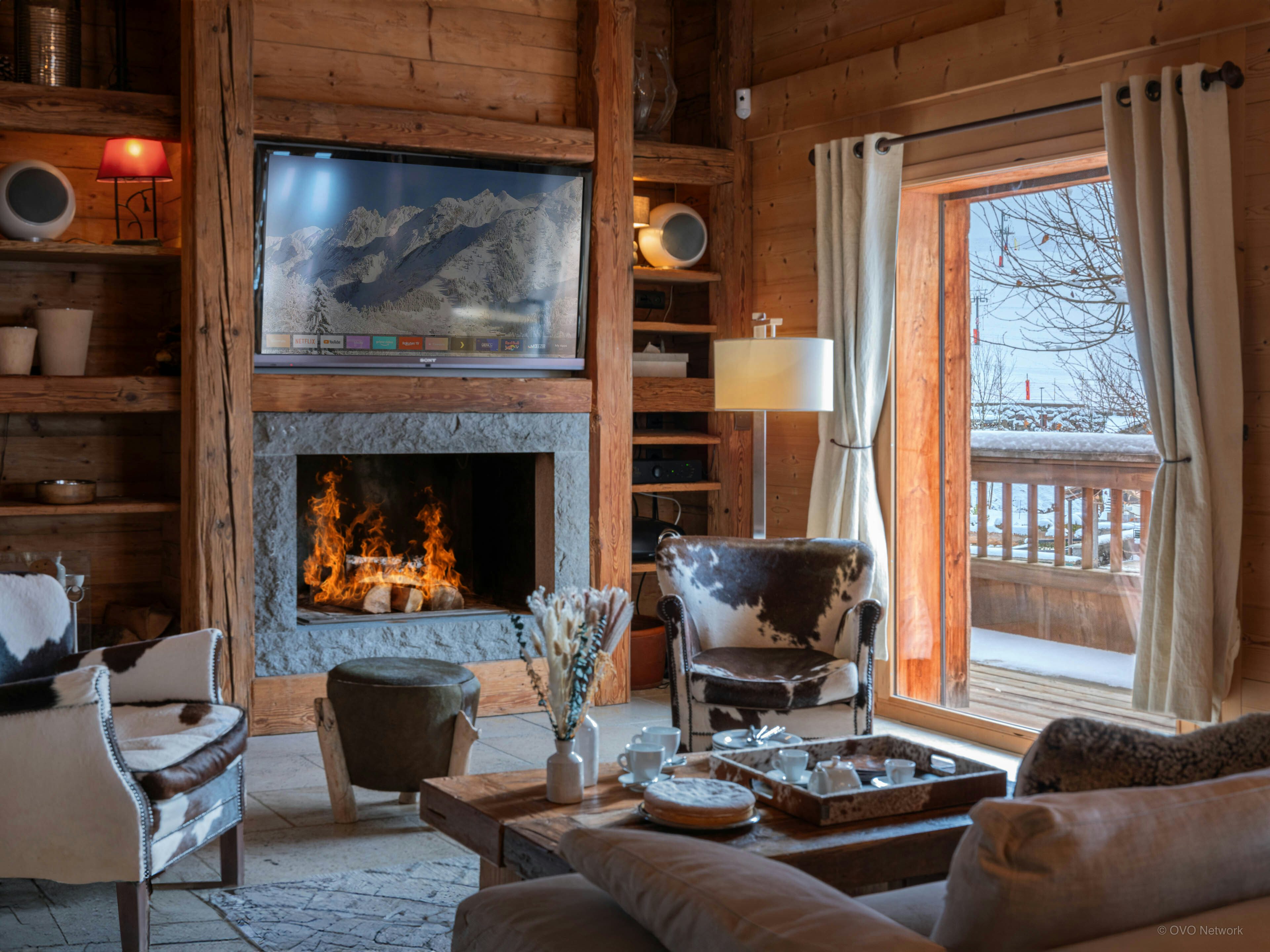 Luxe alpin et ski pour 6 hammam, cheminée & terrasse