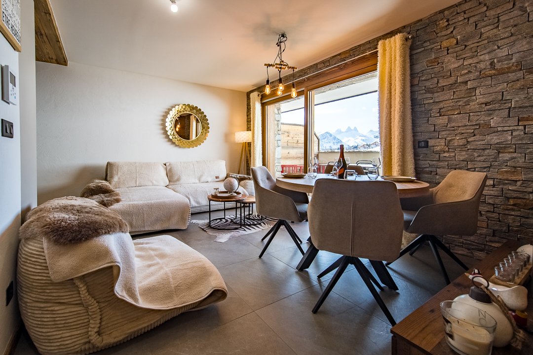 Appartement 6 personnes avec jacuzzi dans une résidence neuve au pied des pistes