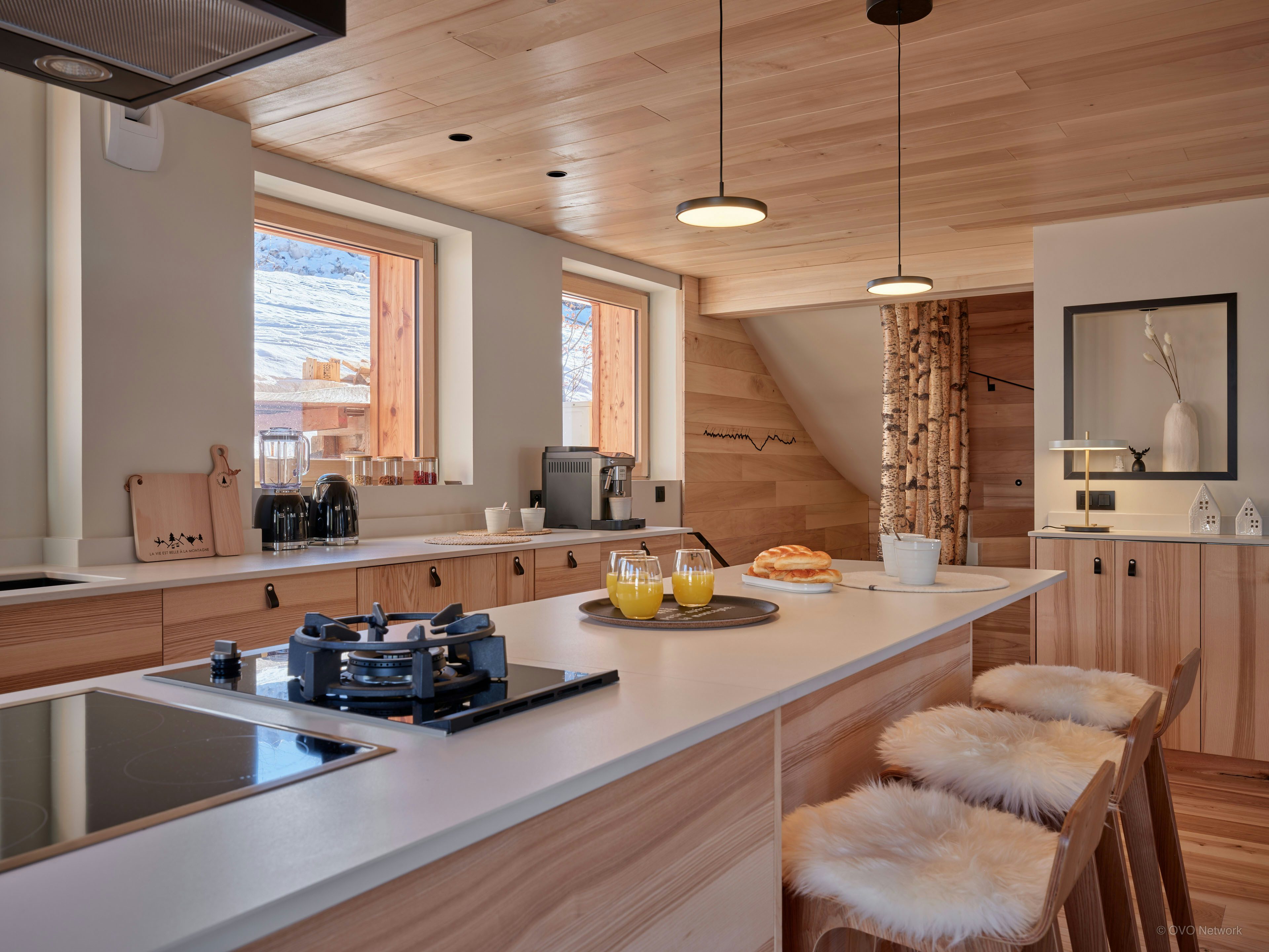 Séjour en famille 13p proche station, avec sauna et piscine