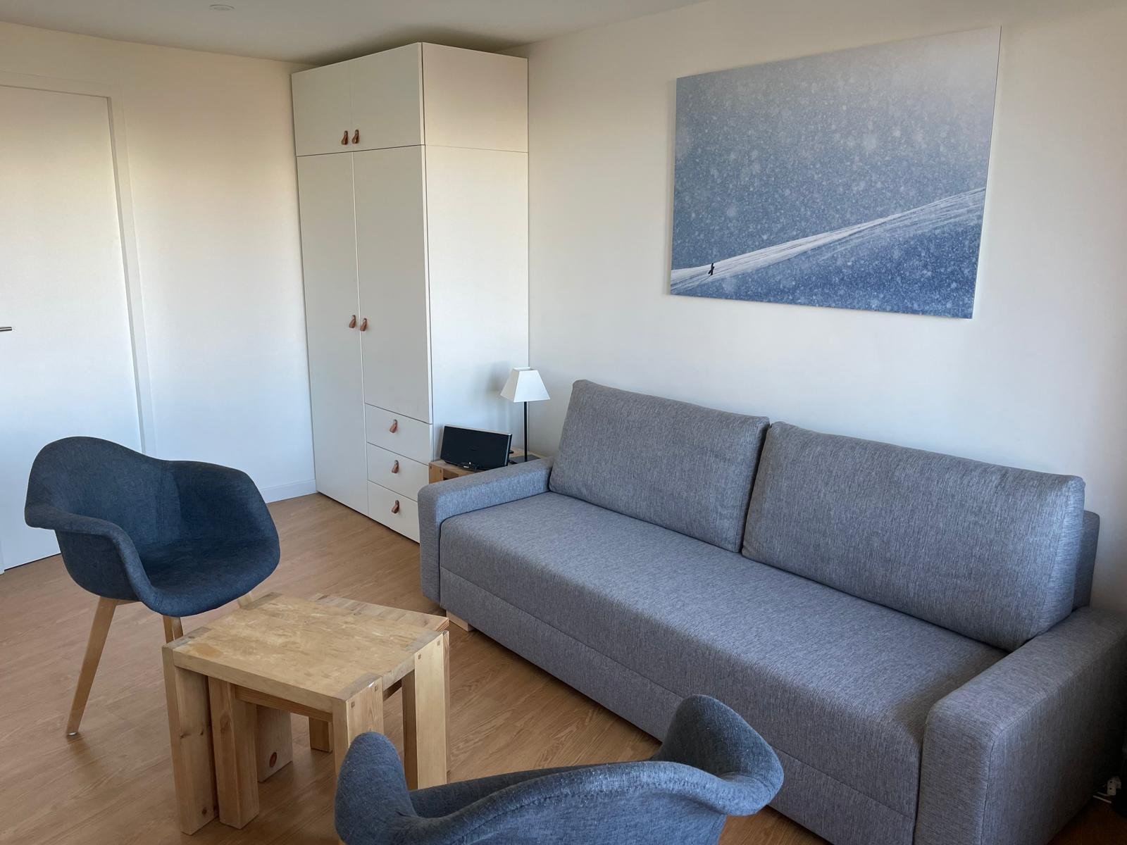 Les Coches-Montchavin skis aux pieds 