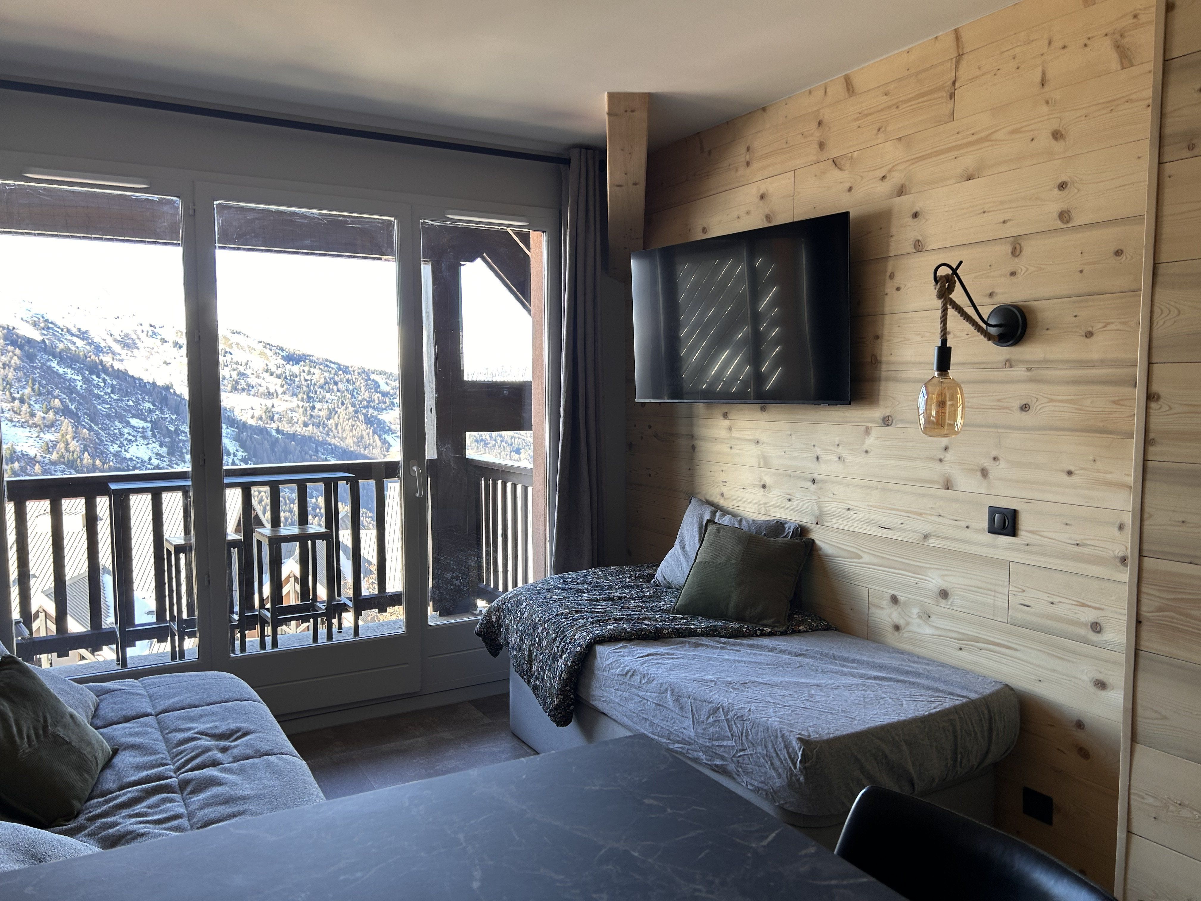  Location appartement F2 28m pour 5 personnes valmeinier1900