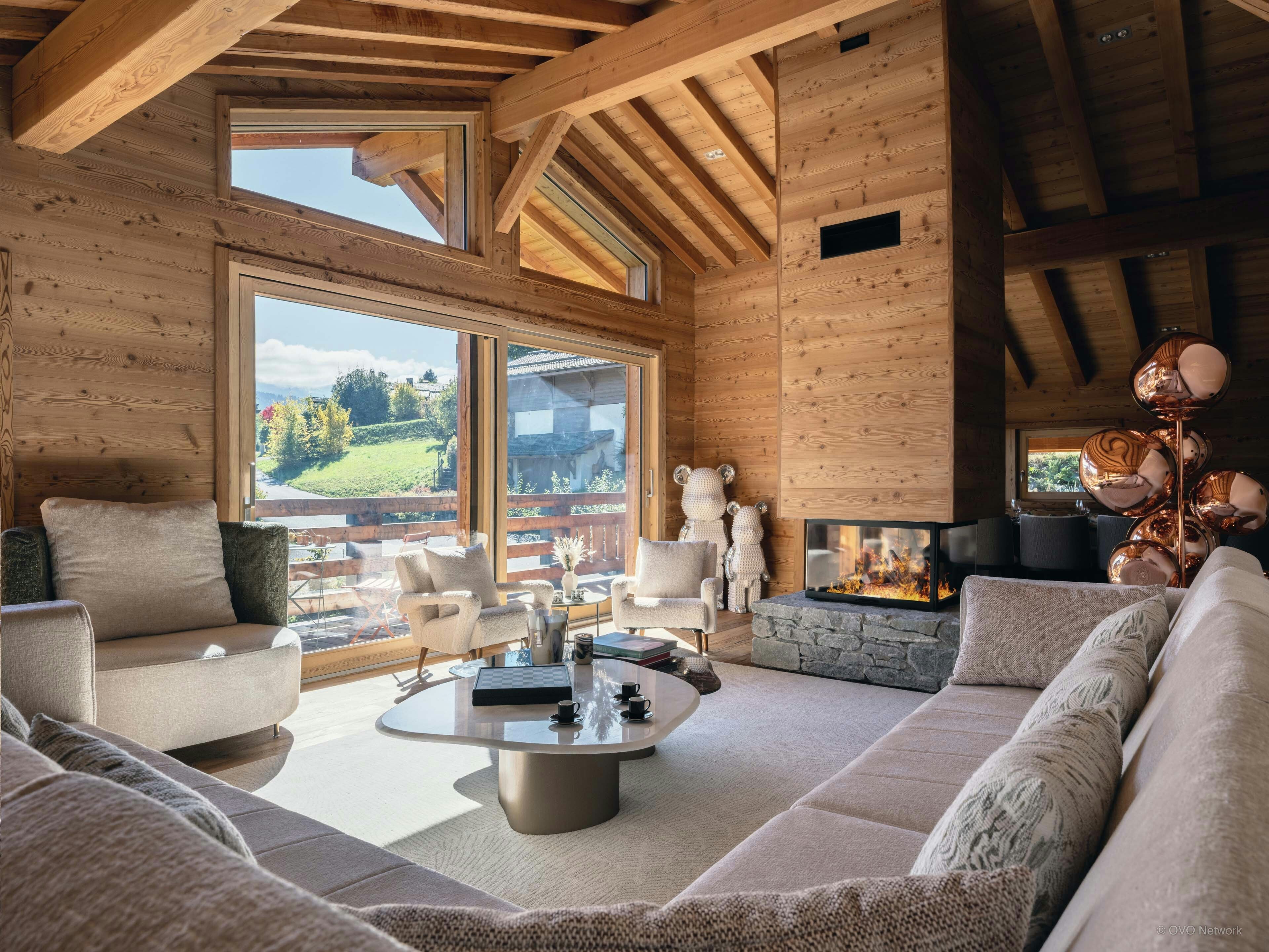 Séjour familial pour 12 avec sauna, hammam, salle de cinéma