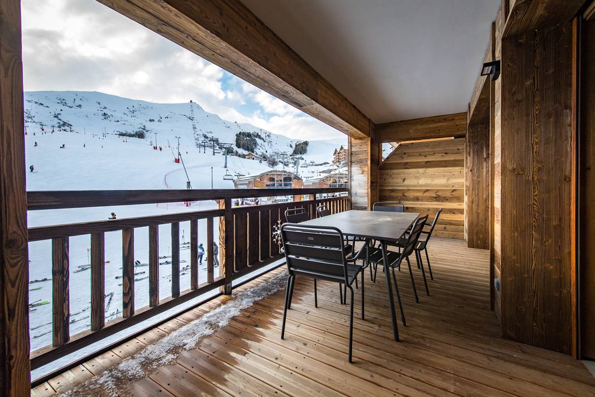 Appartement 9 personnes dans une résidence neuve sur le front de neige