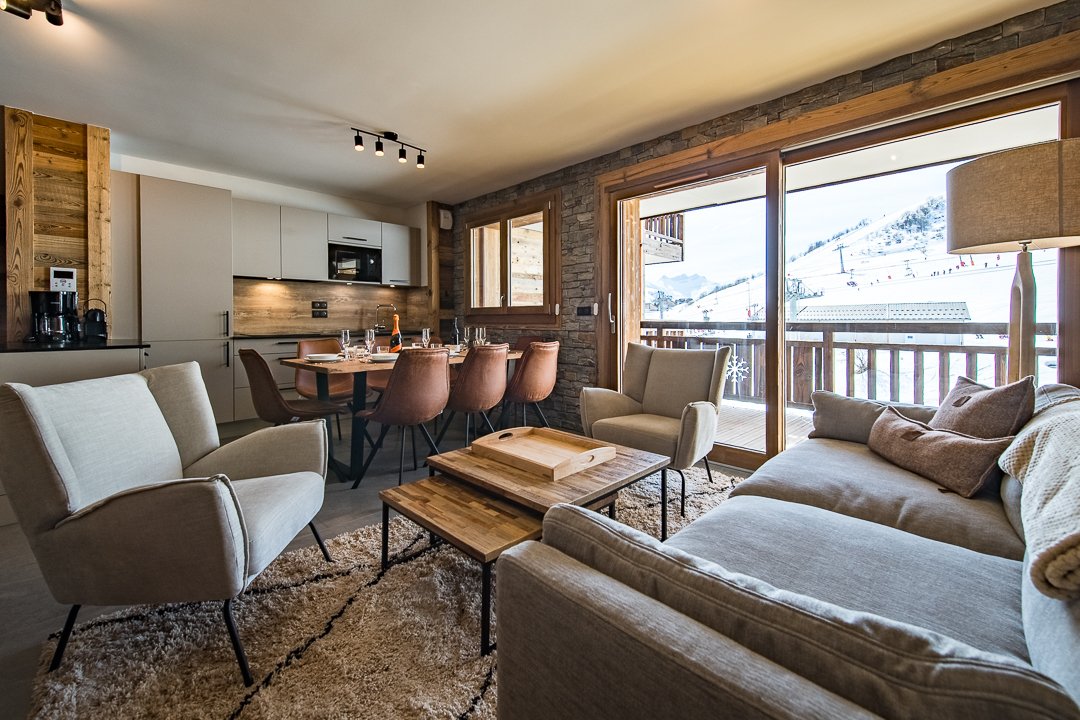 Appartement 8 personnes dans une résidence neuve au pied des pistes