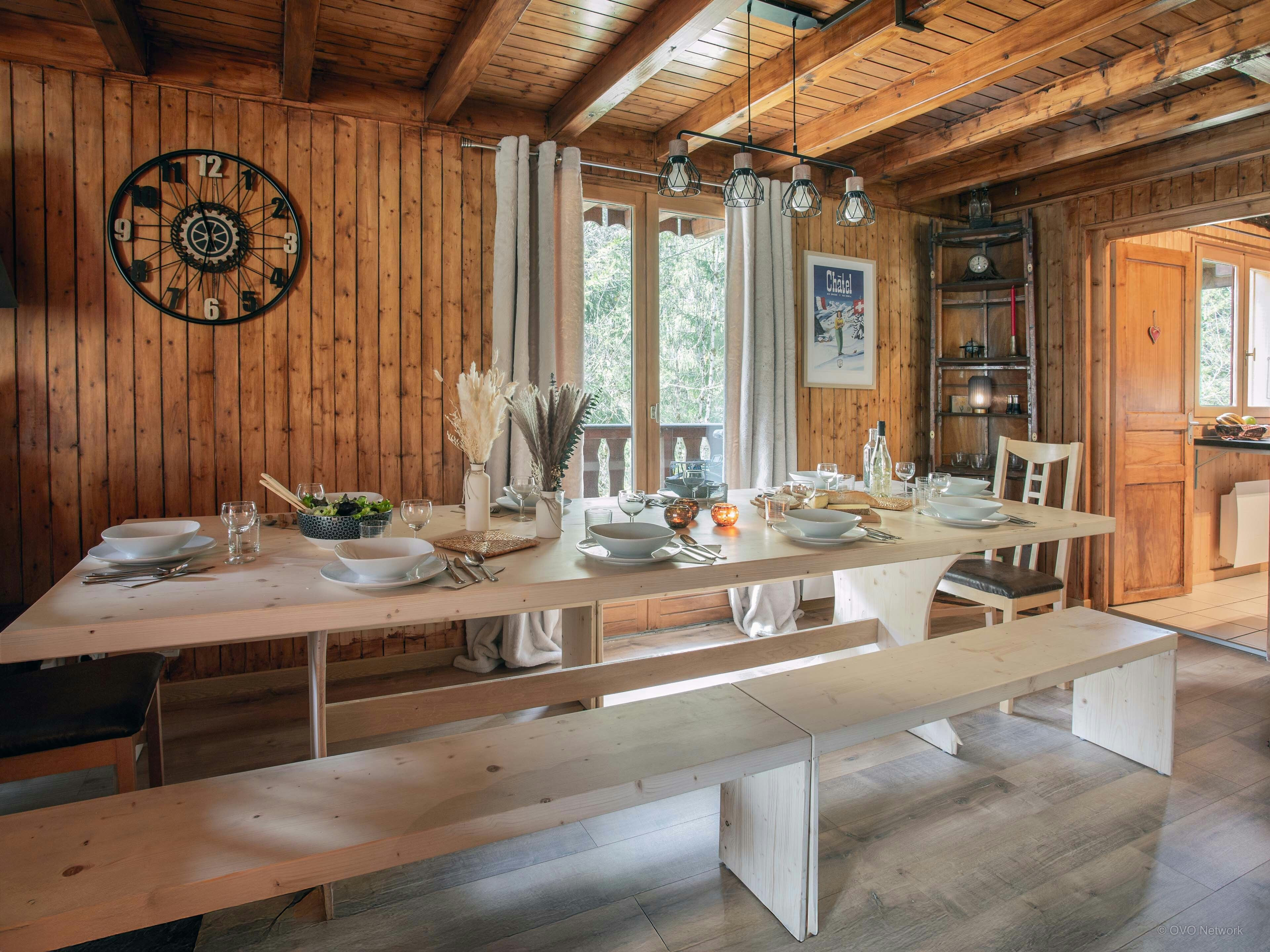 Séjour pour 14 aux portes du soleil avec sauna et jacuzzi