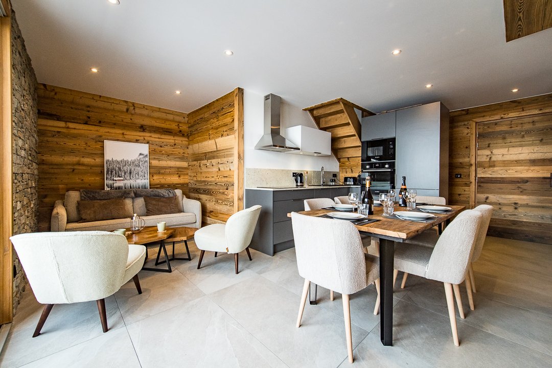 Appartement 6 personnes en duplex dans une résidence neuve au pied des pistes