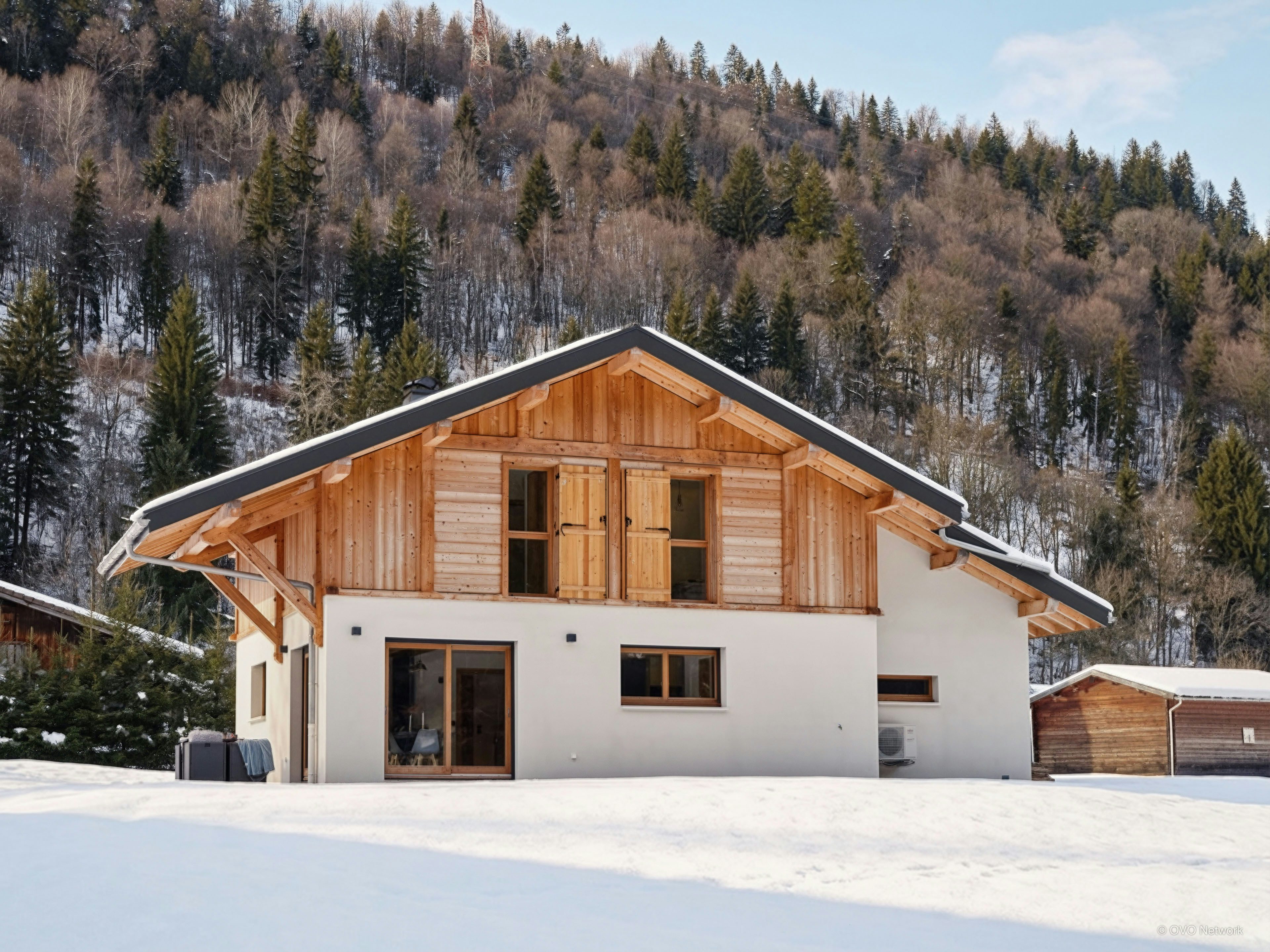 Chalet 4-étoiles pour 8 grand jardin proche de Saint-Gervais