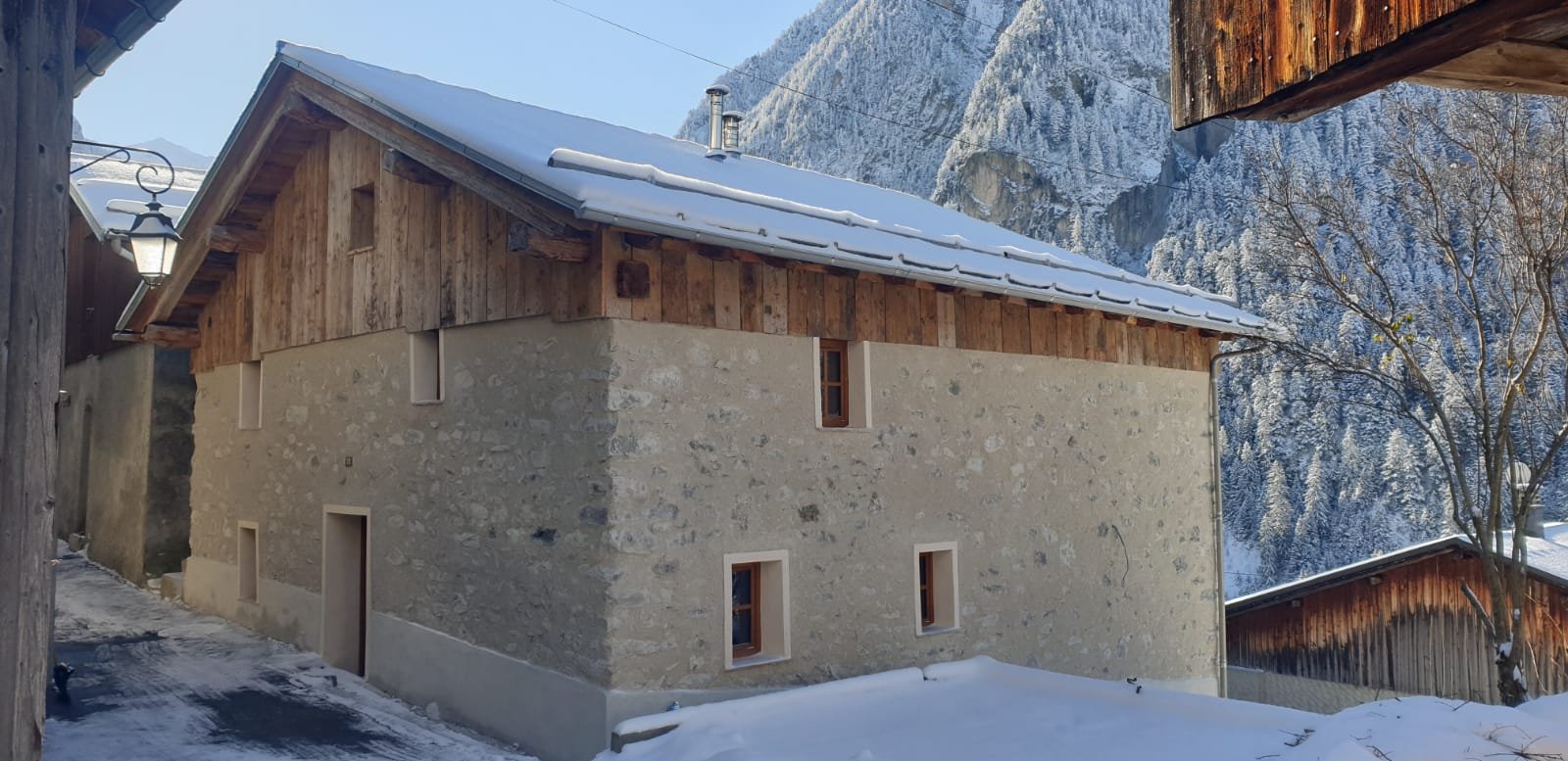 La Cabane des 4 à Chambéranger (Vanoise, Tarentaise, Savoie)
