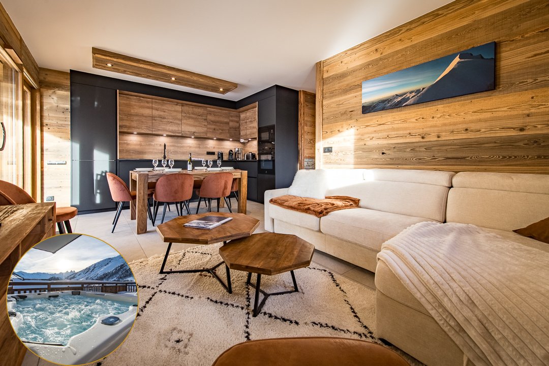 Appartement Haut de Gamme neuf avec terrasse de 60m2 plein sud avec Jacuzzi- 8 personnes