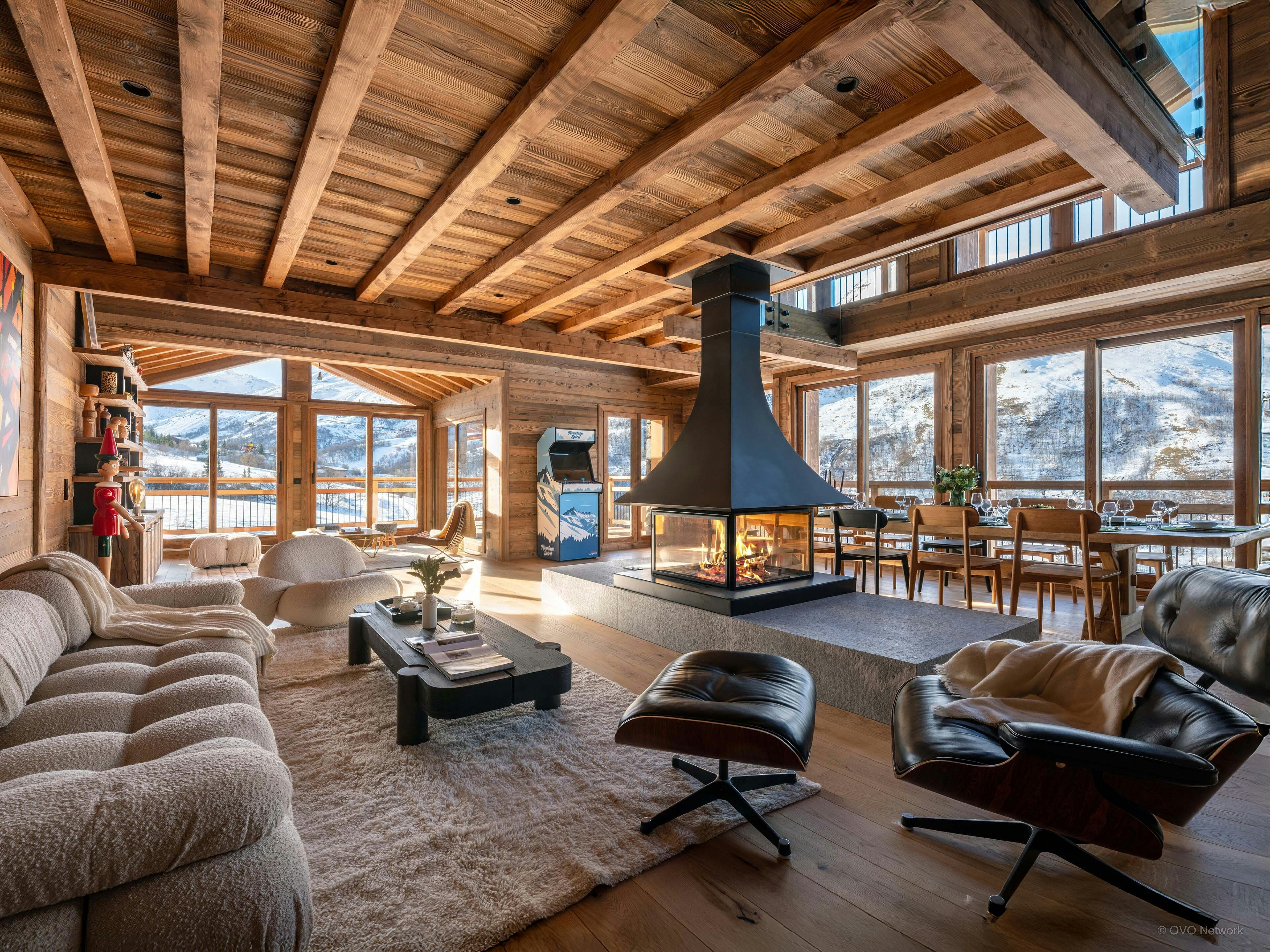 Chalet pour 14 sur les pistes avec espace bien-être