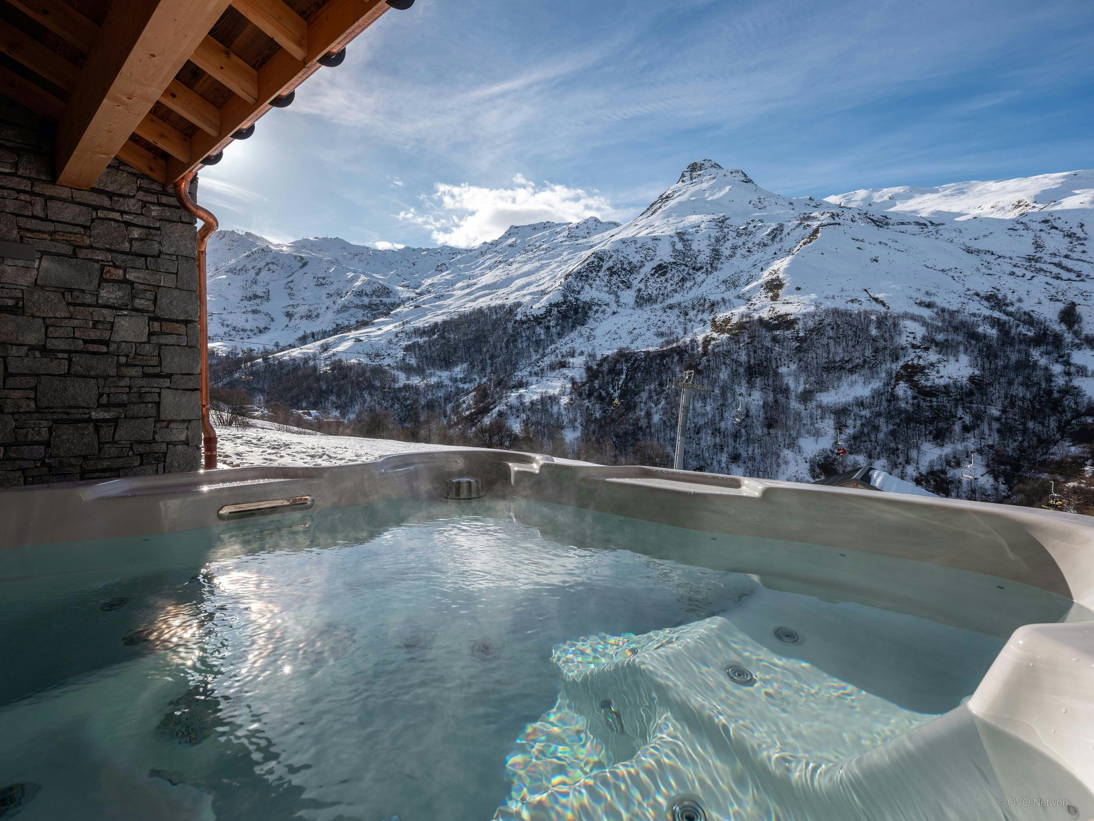Chalet pour 14 sur les pistes avec espace bien-être