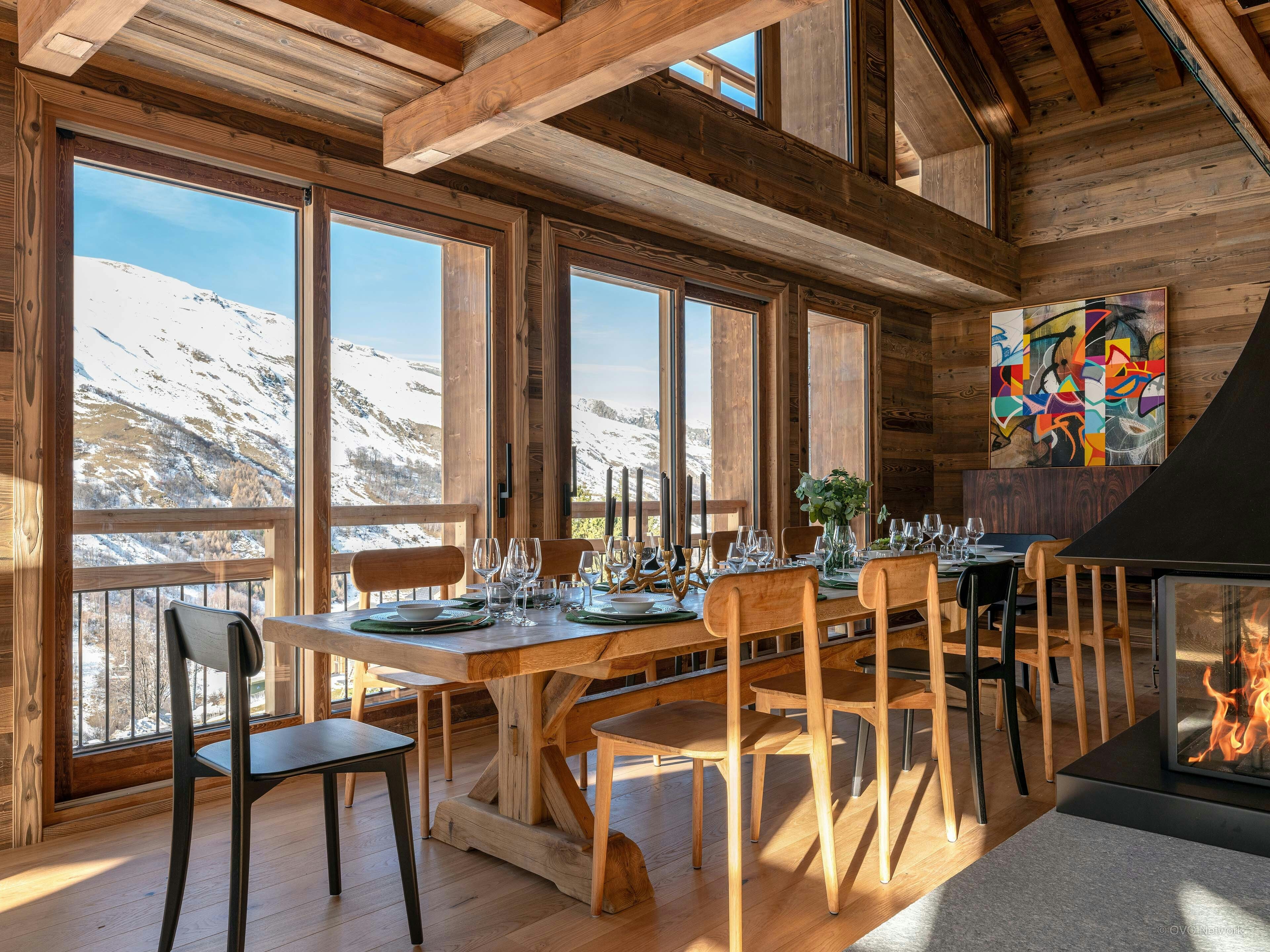 Chalet pour 14 sur les pistes avec espace bien-être