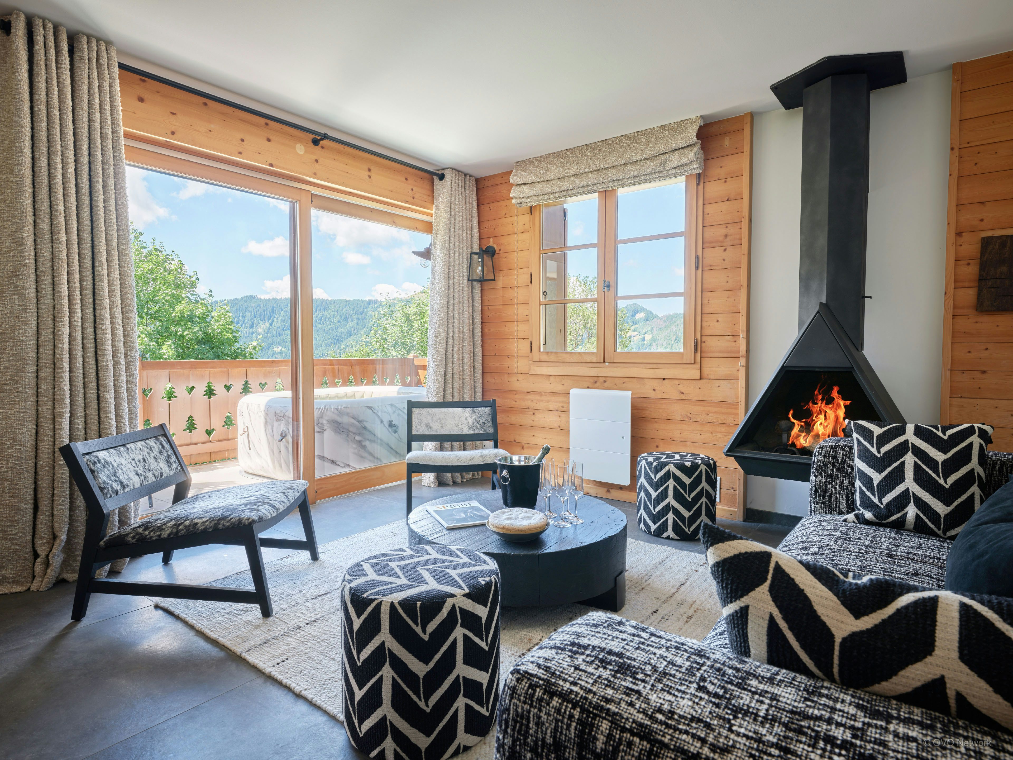 Appartement pour 8 avec jacuzzi en bordure de La Clusaz