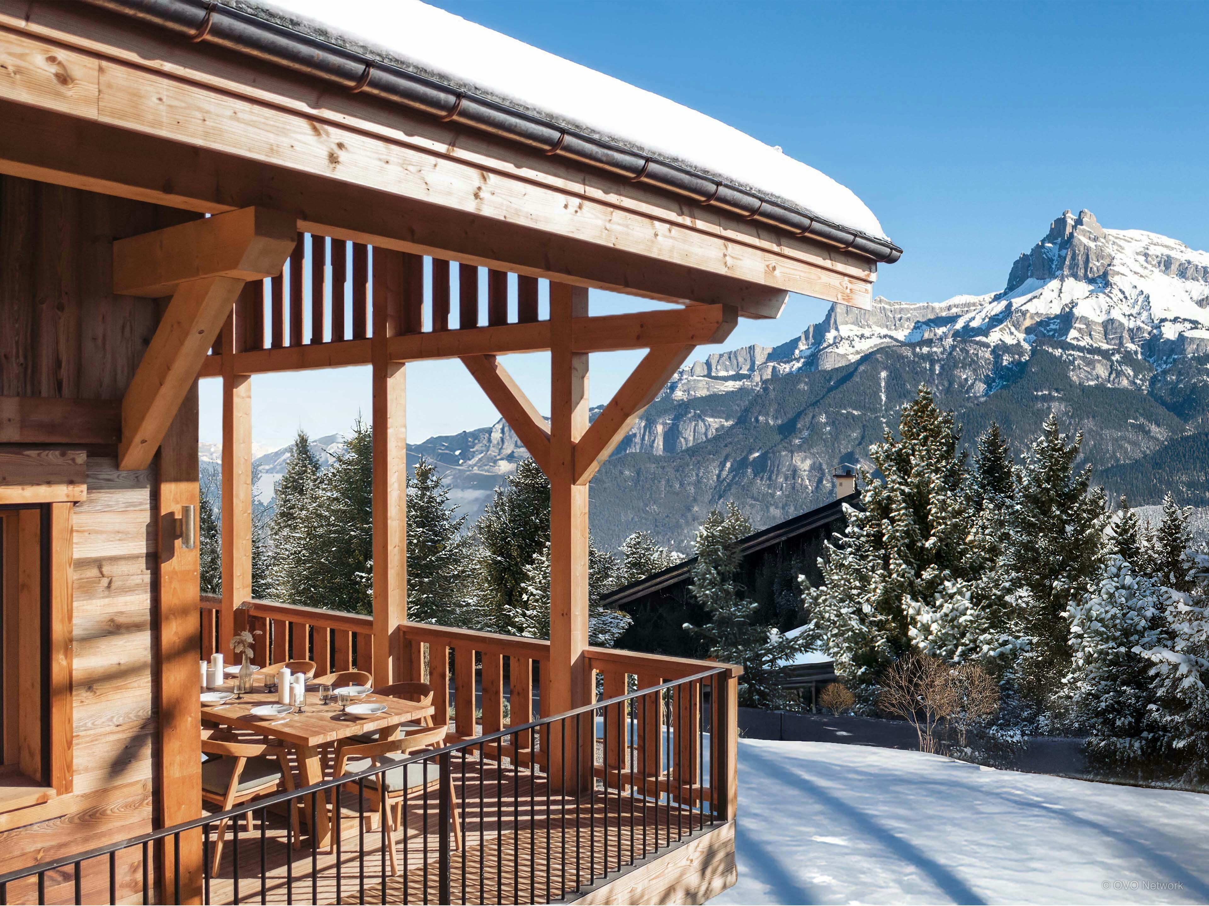 Superbe chalet pour 12 avec sauna, jacuzzi et home cinéma