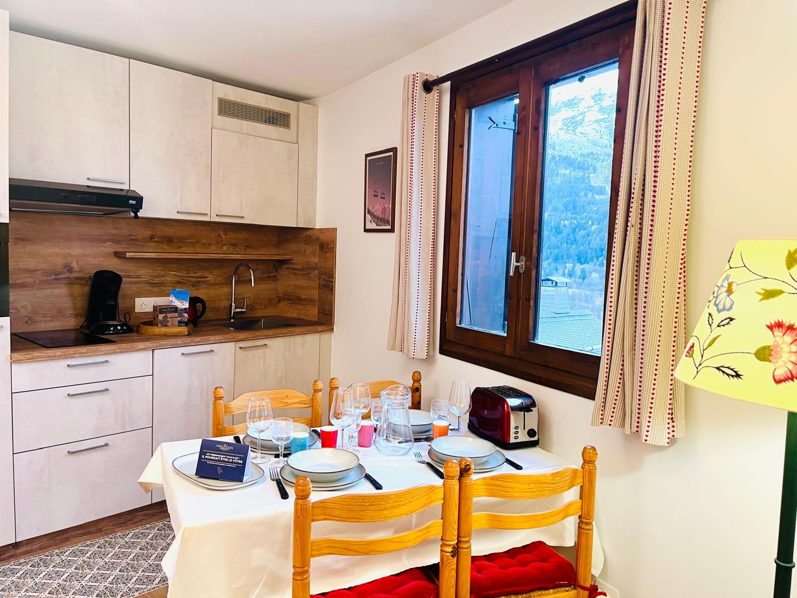 Studio lumineux esprit montagne pour 4 personnes