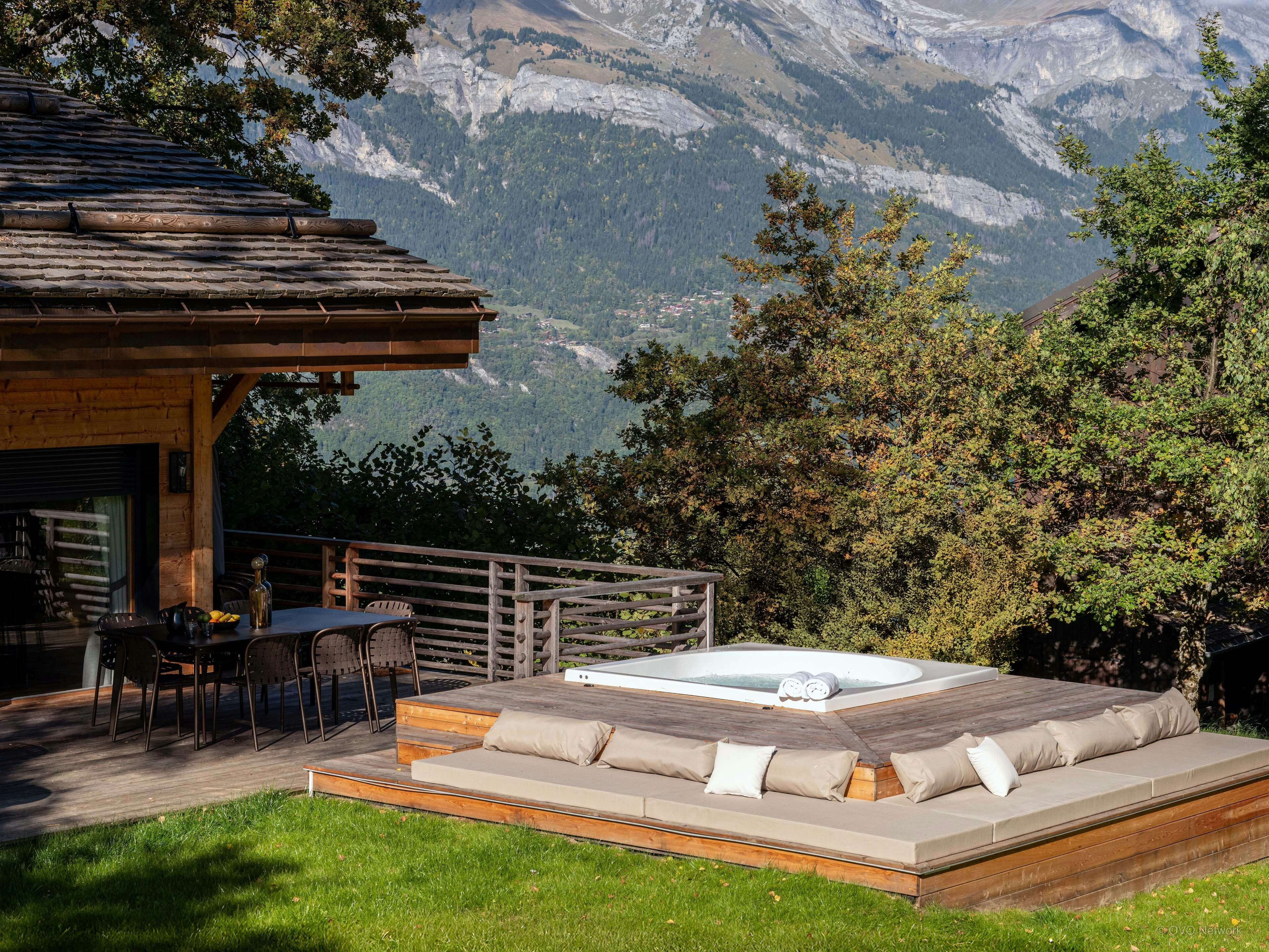 Chalet pour 12 à Combloux avec sauna et salle de sport