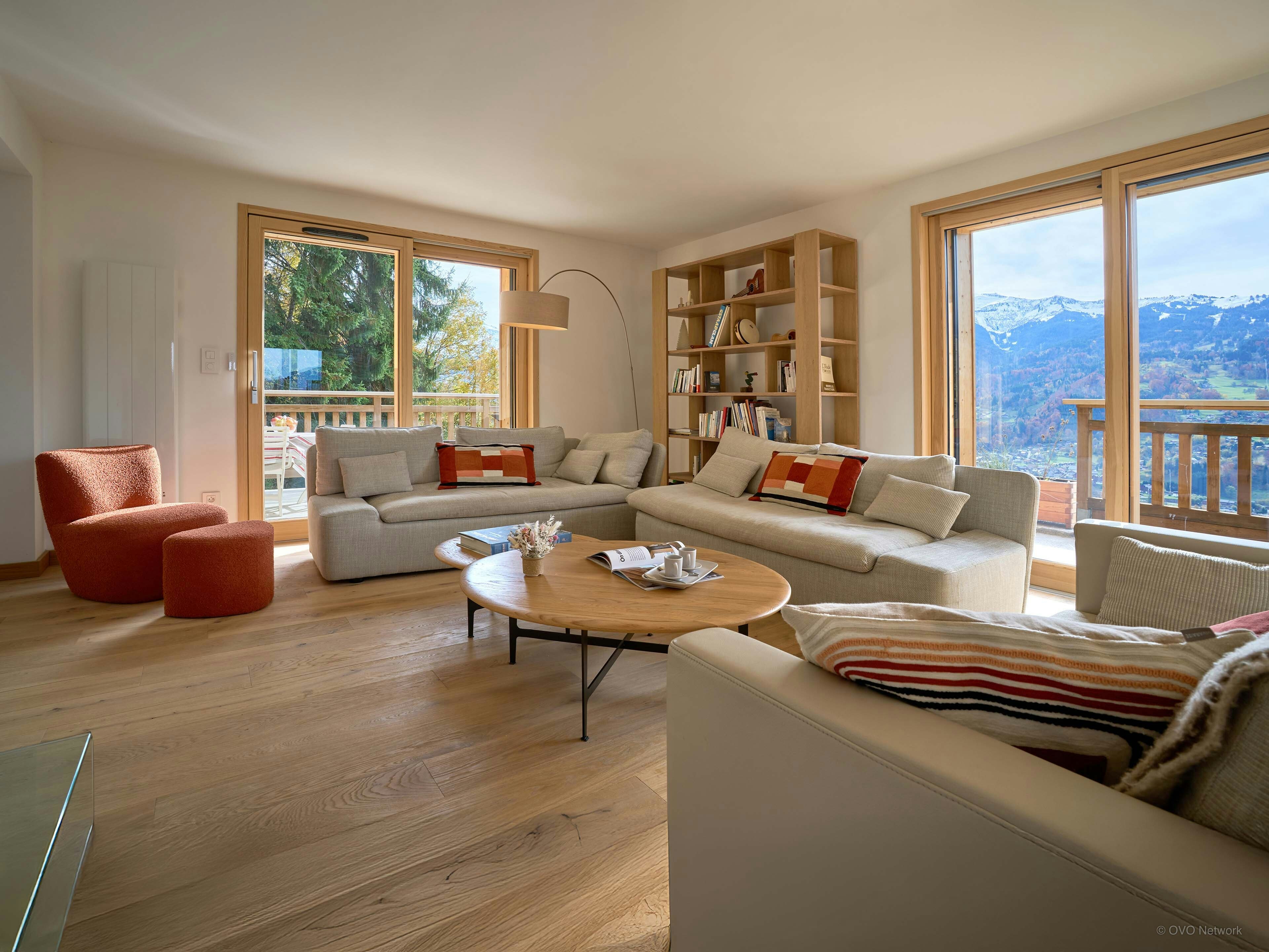 Chalet familial pour 12 avec jardin dans la vallée du giffre