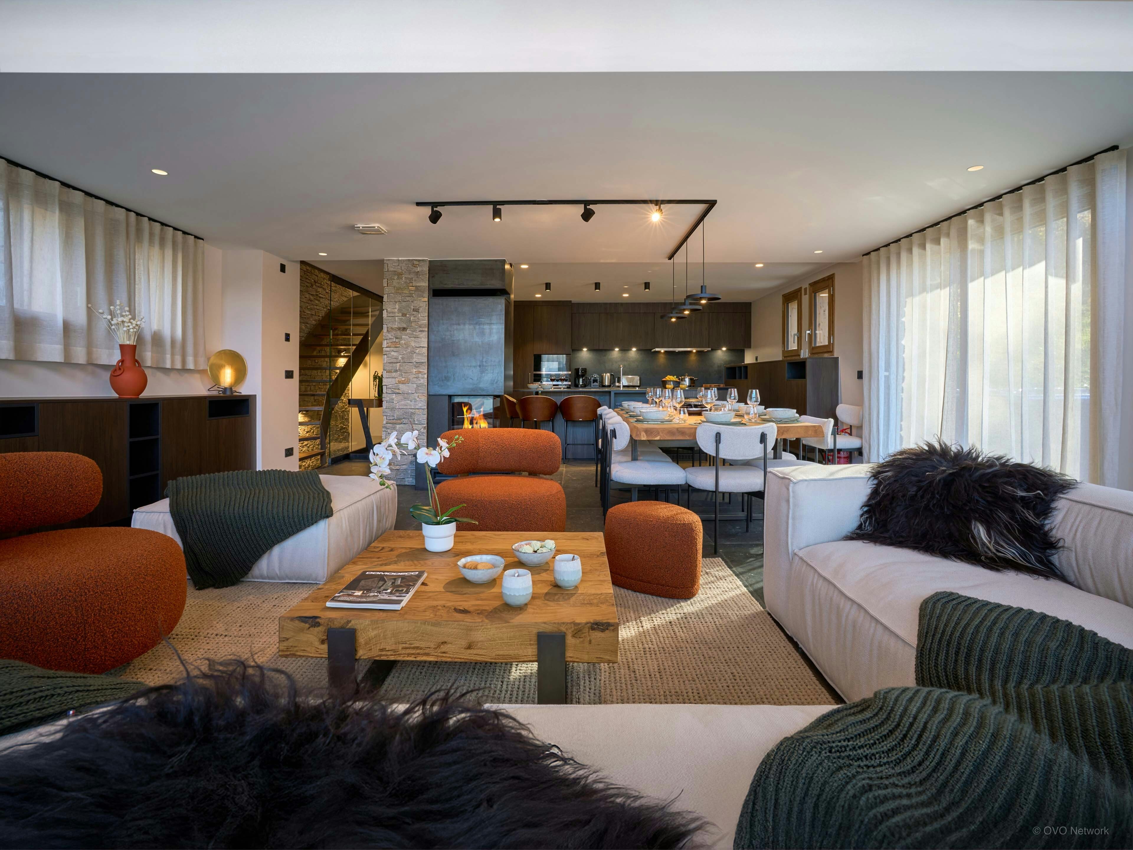 Splendide chalet moderne pour 12 avec sauna et jacuzzi