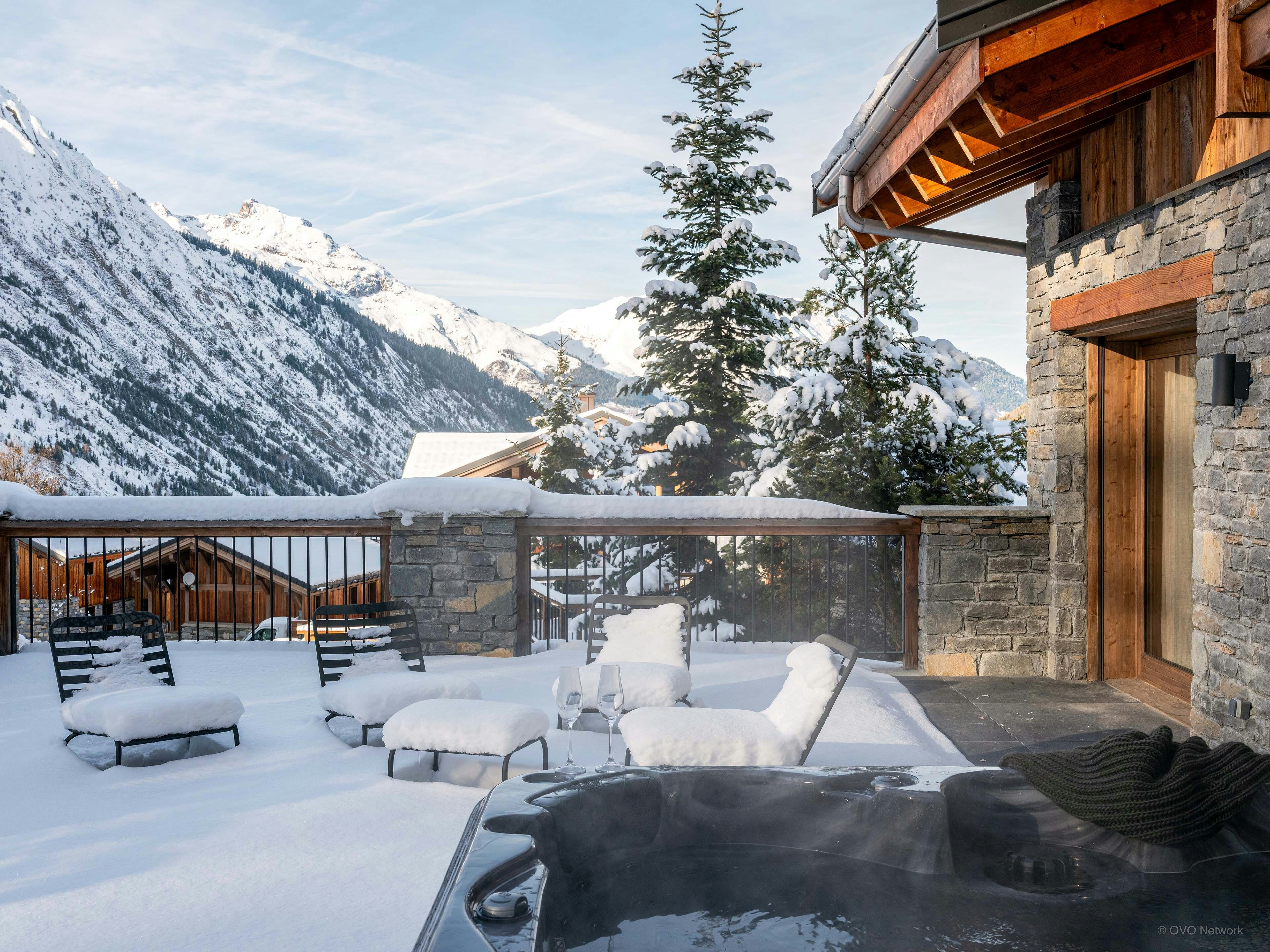 Splendide chalet moderne pour 12 avec sauna et jacuzzi
