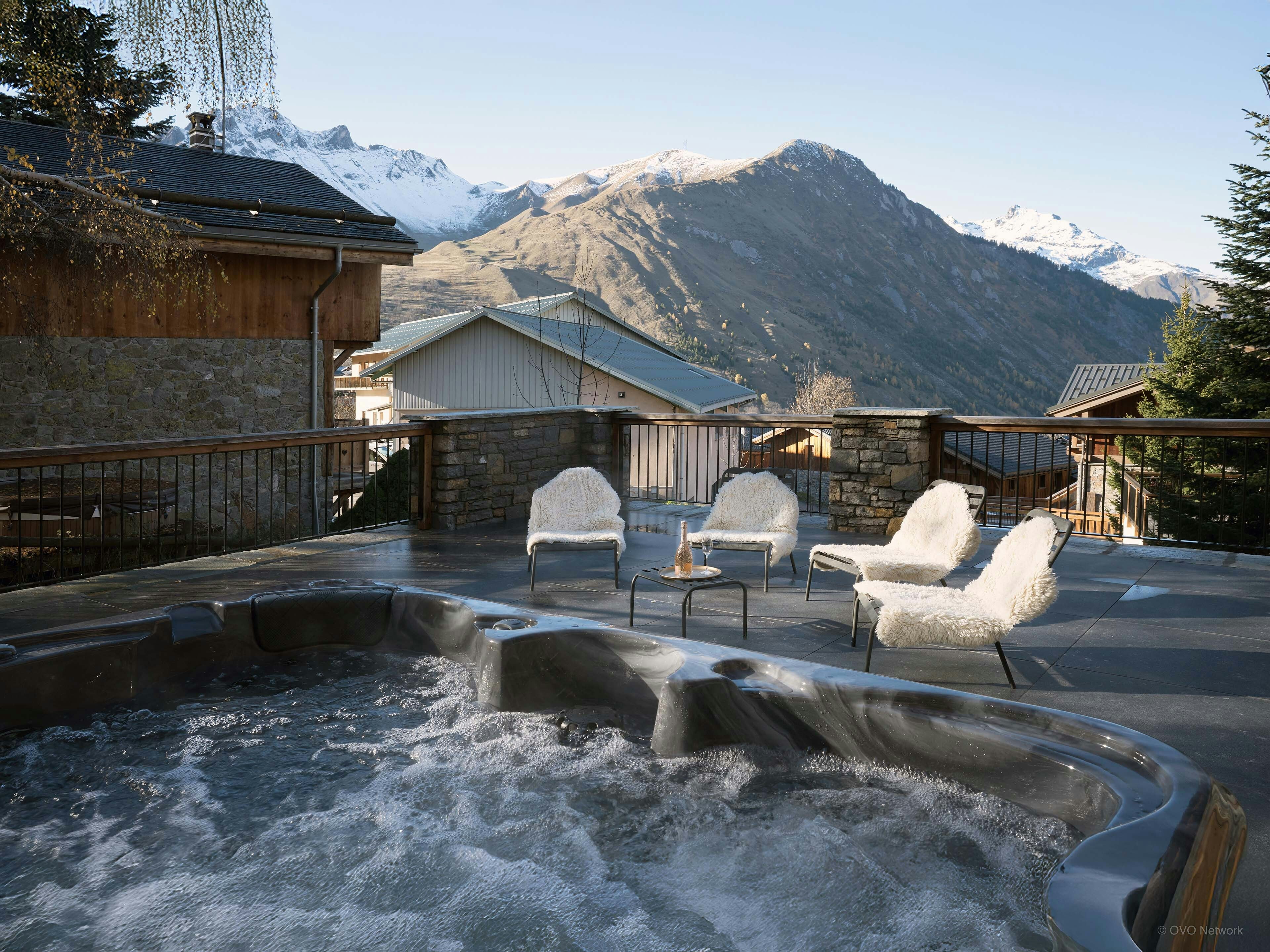 Splendide chalet moderne pour 12 avec sauna et jacuzzi