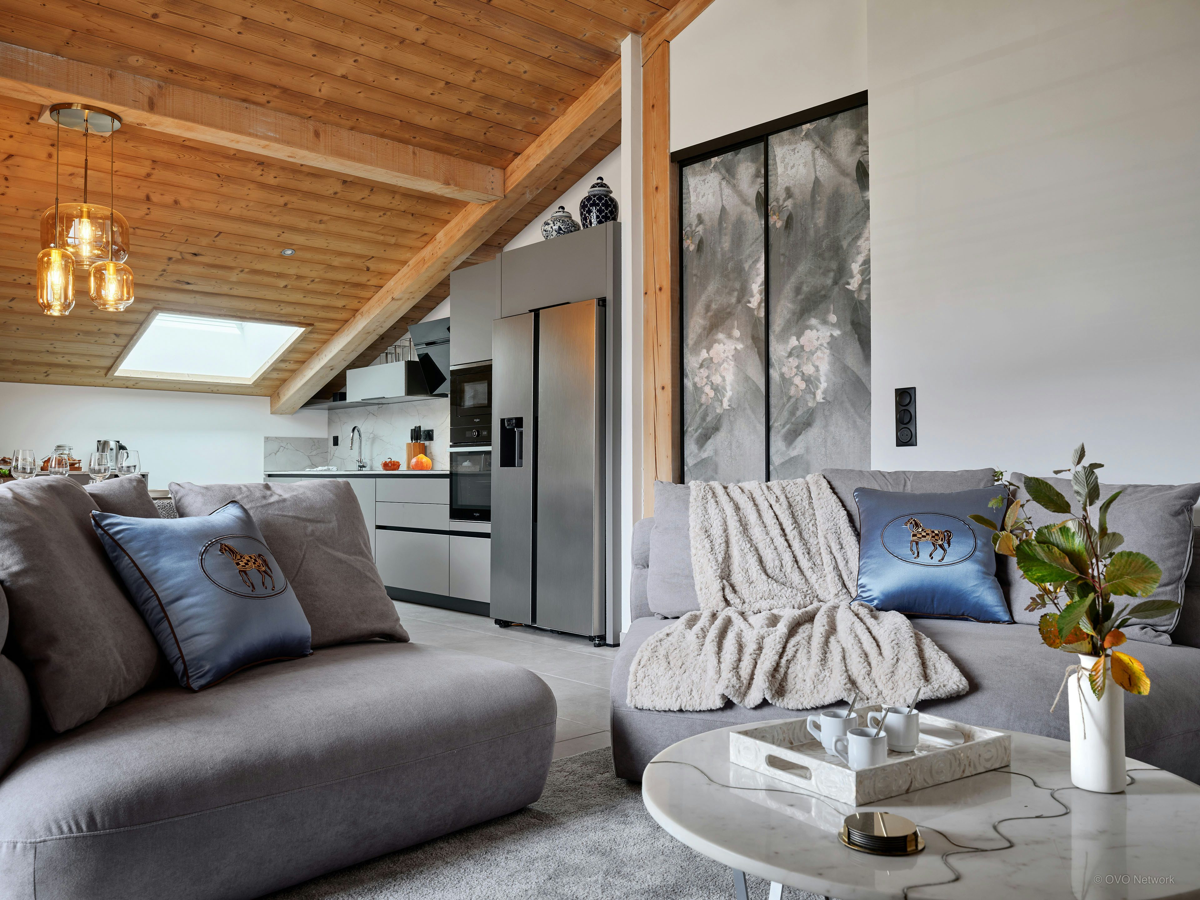 Appartement moderne pour 6 avec balcon aux portes du soleil