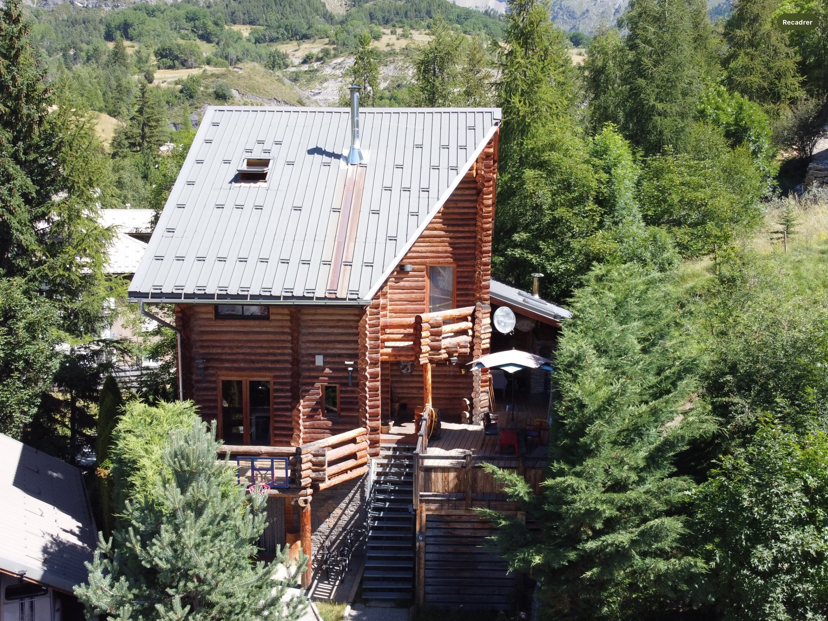 Le chalet en rondins