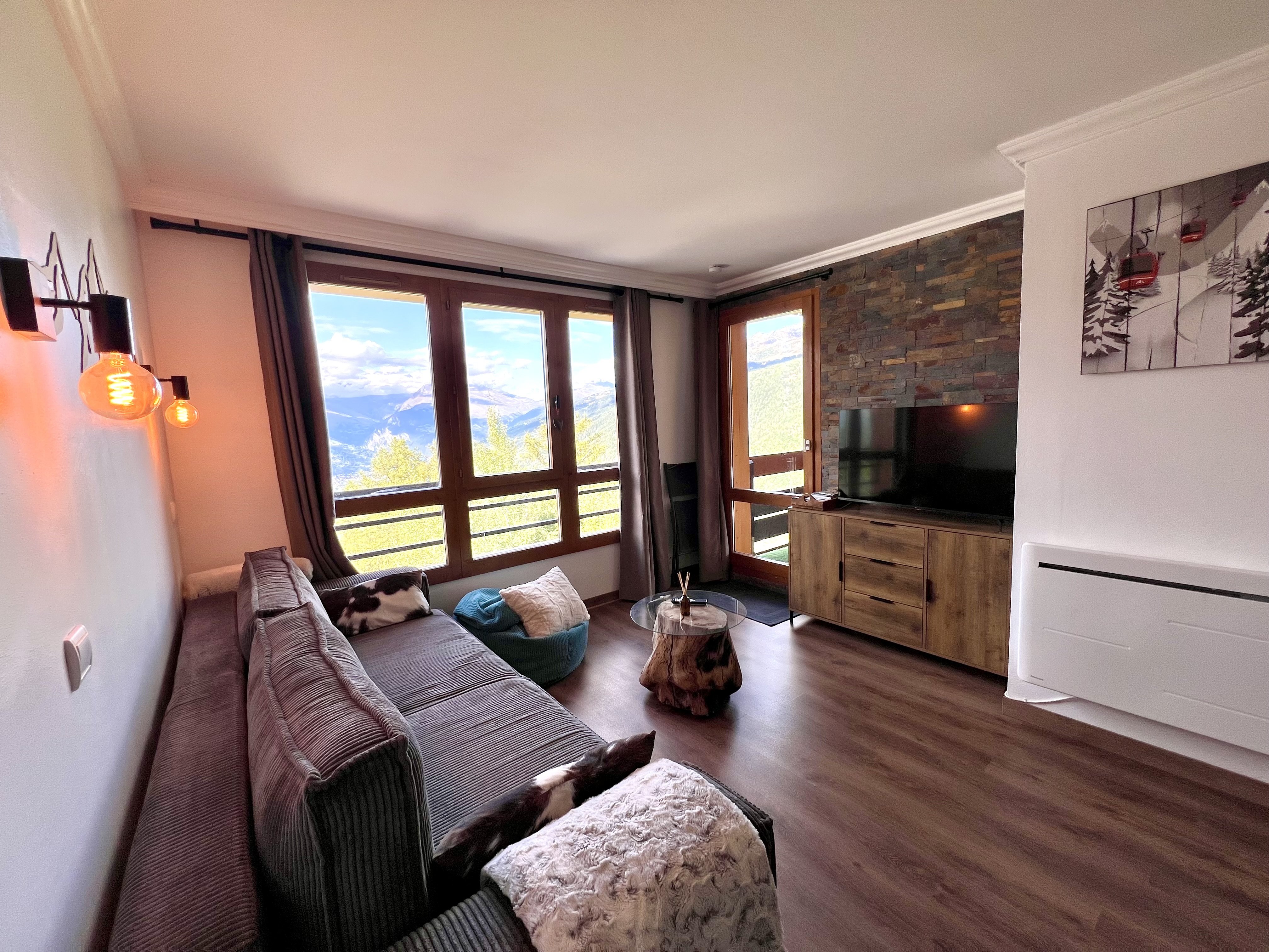 3 pièces skis aux pieds Les Coches/Paradiski