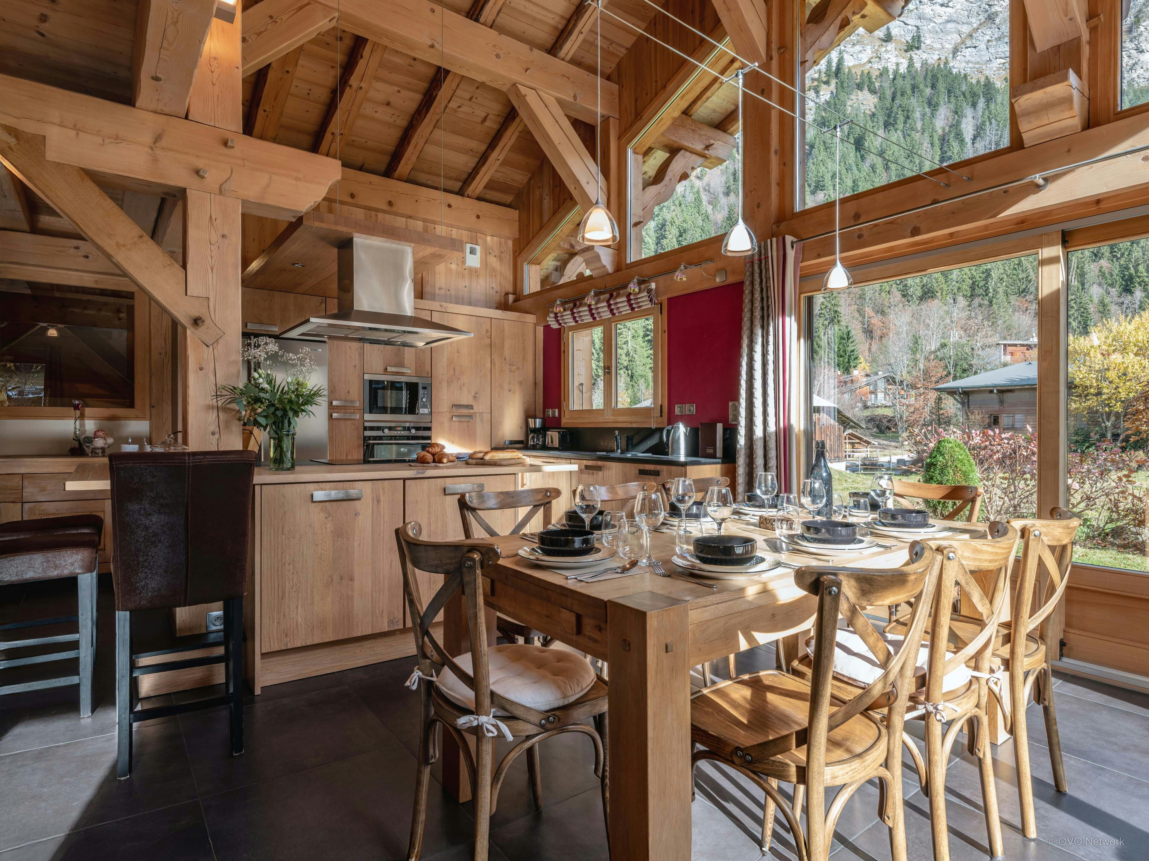 Chalet lumineux pour 7 avec terrasse entre morzine–avoriaz