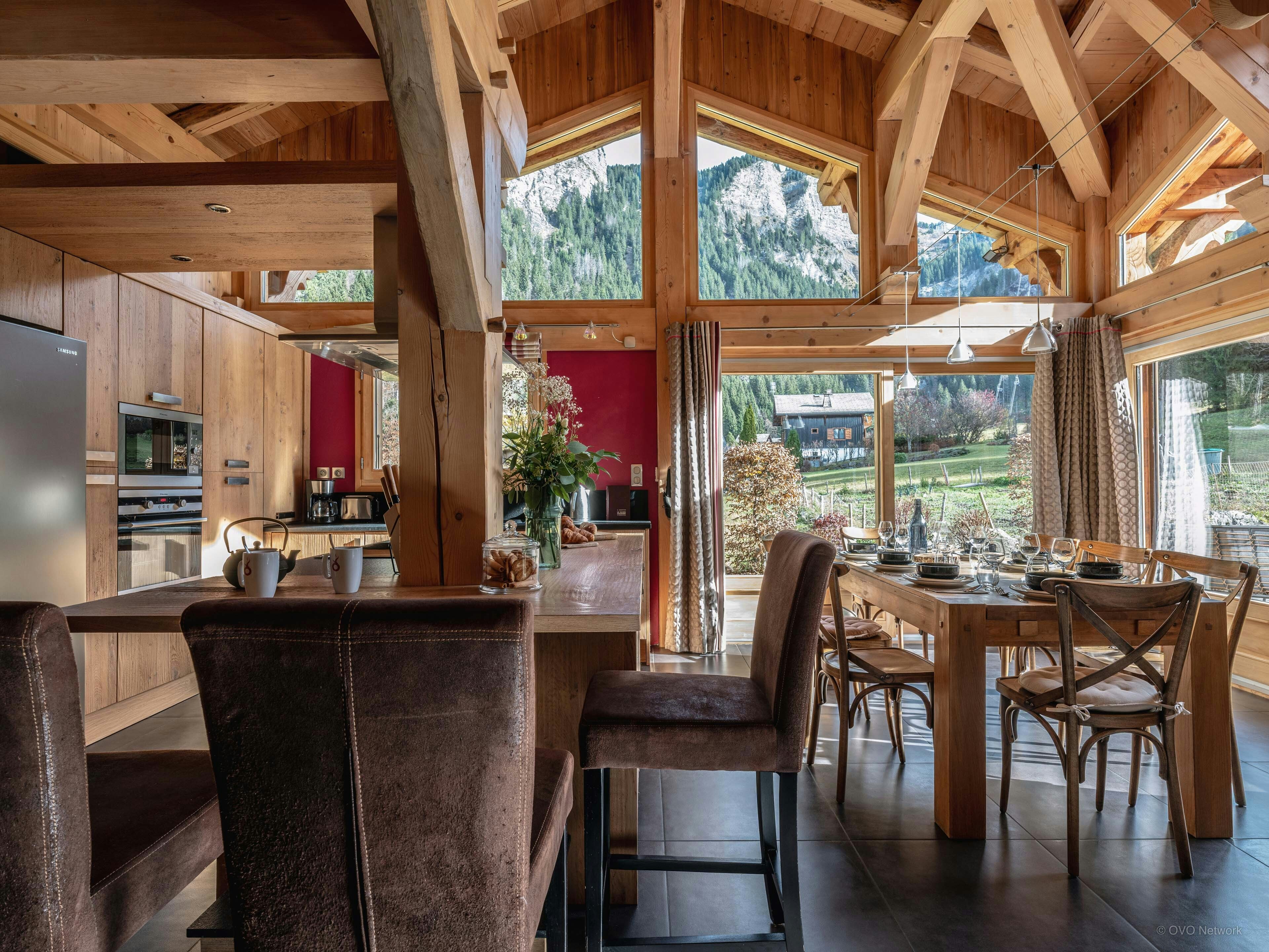 Chalet lumineux pour 7 avec terrasse entre morzine–avoriaz
