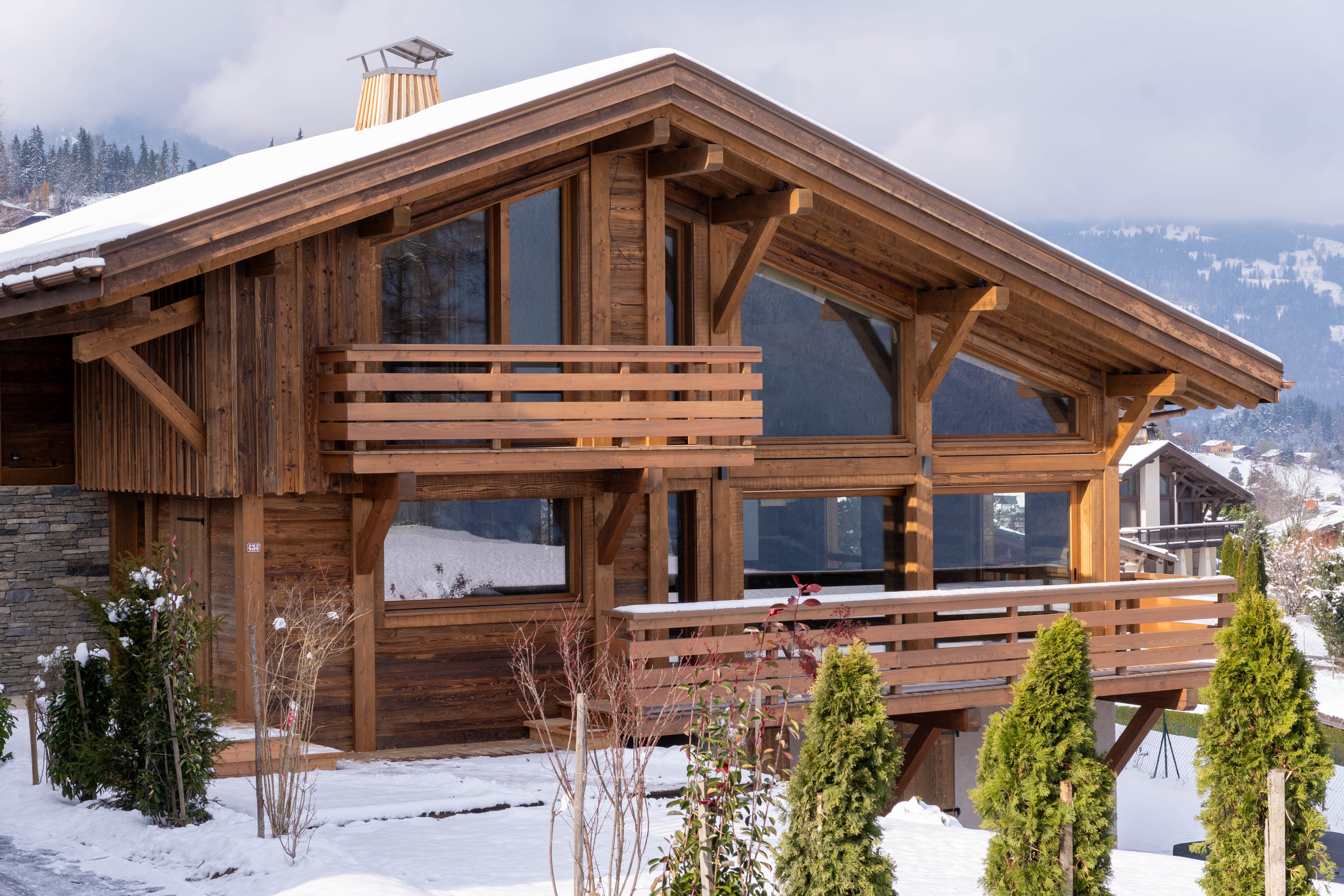 Chalet Combloux Megève Vue Mont-Blanc