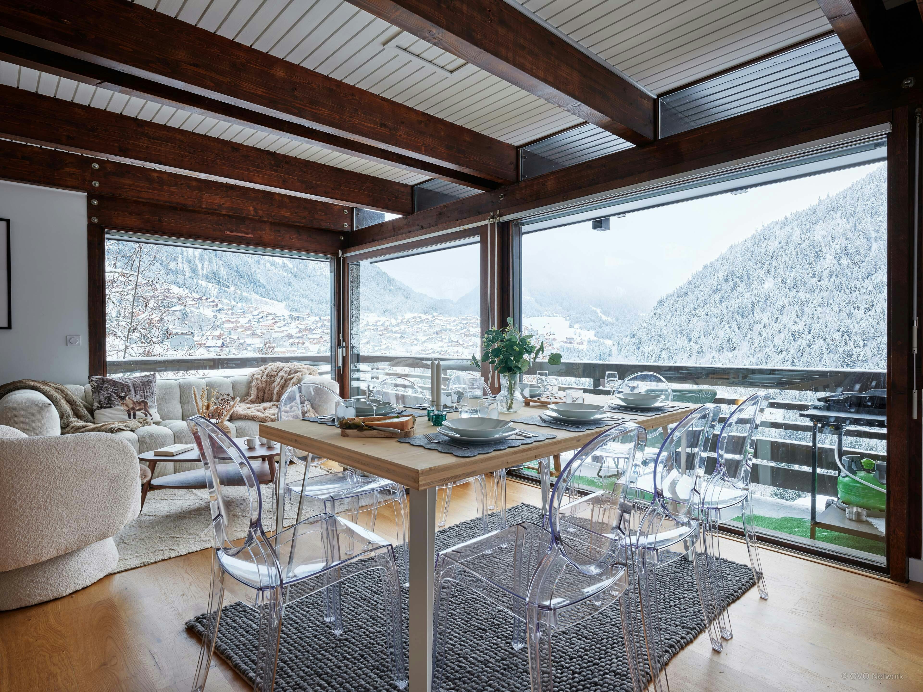 Ravissant cocon familial pour 8 avec sauna à châtel