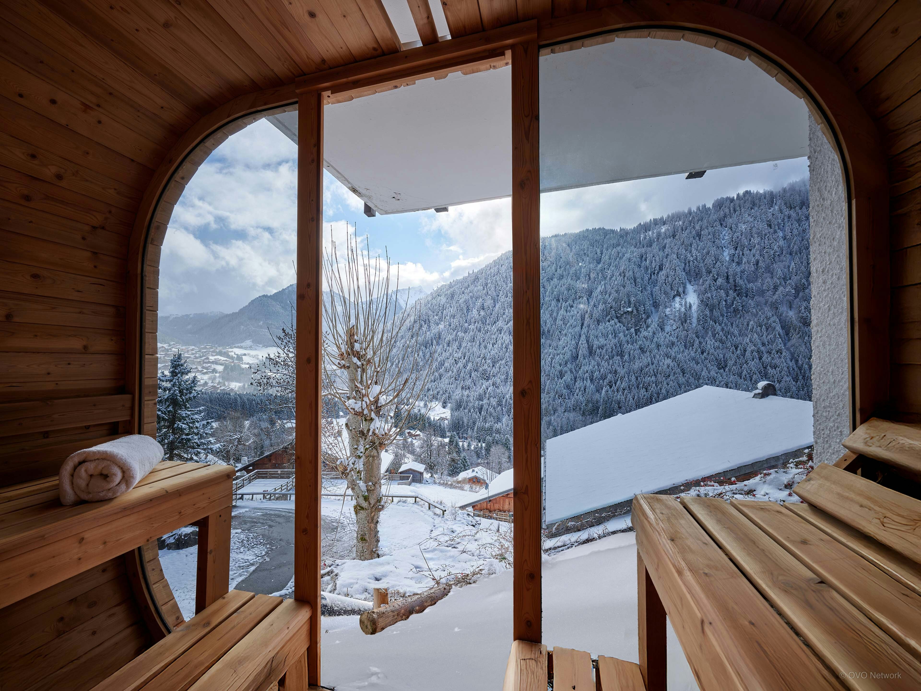 Ravissant cocon familial pour 8 avec sauna à châtel