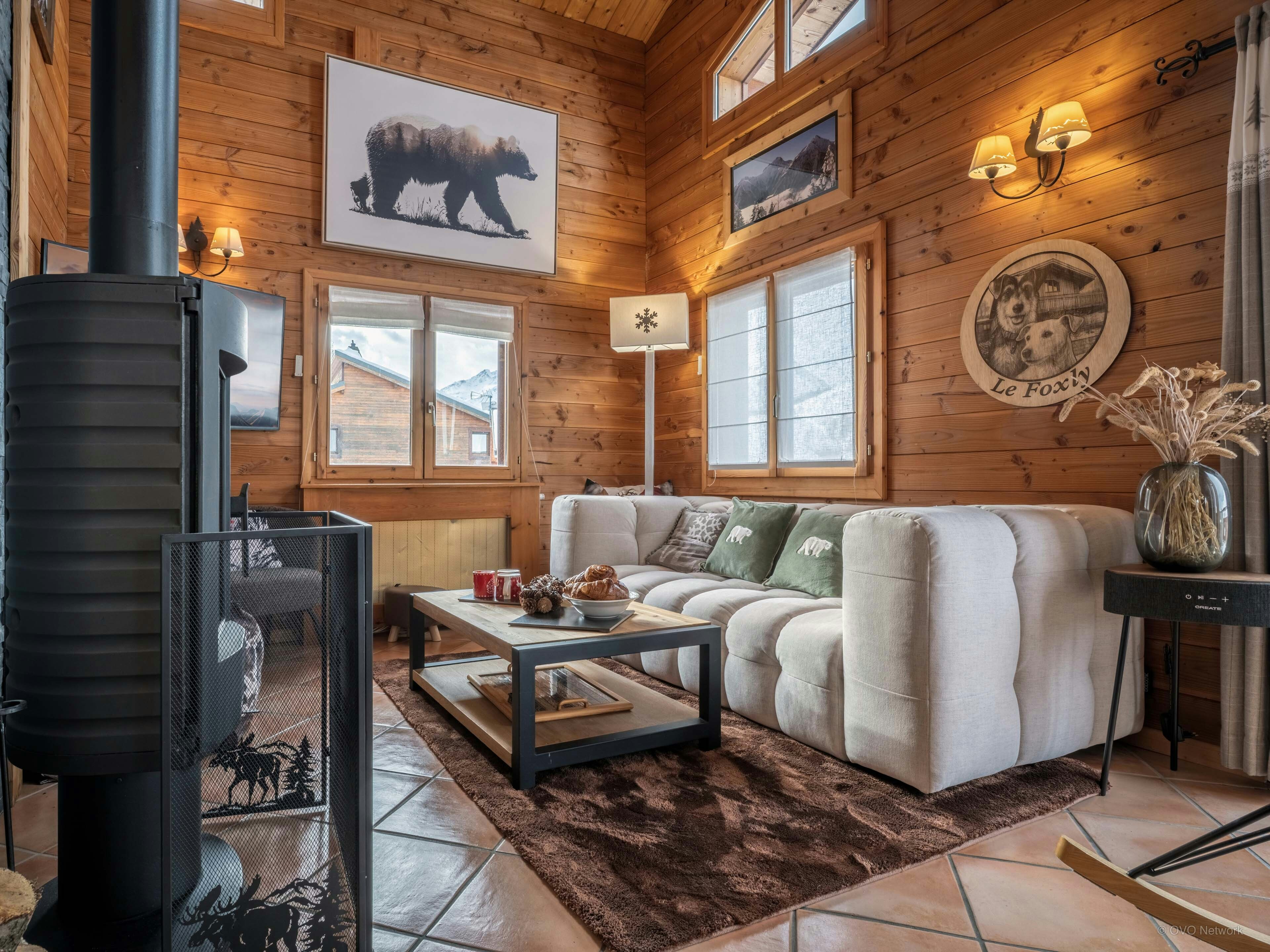Chalet pour 12 aux deux alpes avec terrasse et jacuzzi