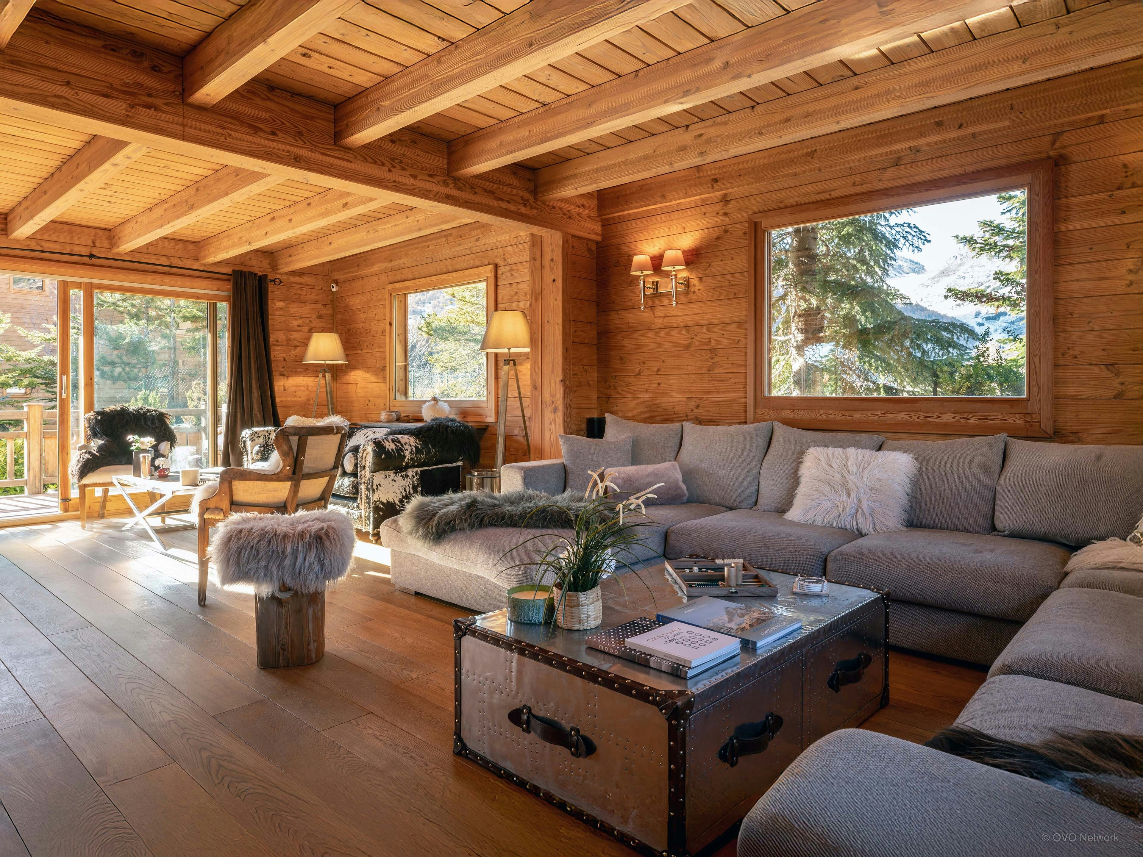 Chalet bien-être pour 10 à auron avec sauna et bain nordique