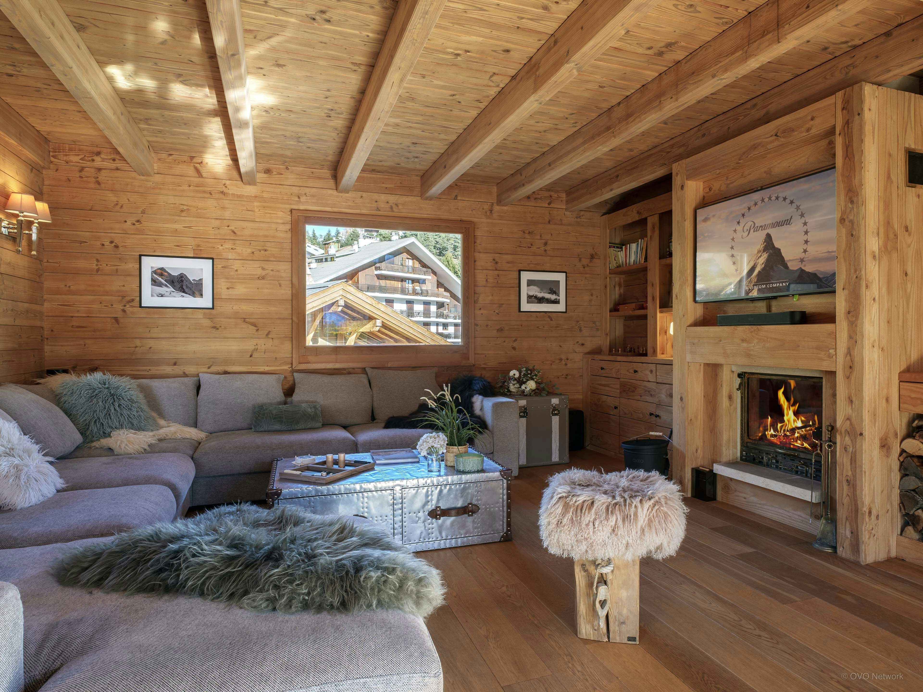 Chalet bien-être pour 10 à auron avec sauna et bain nordique
