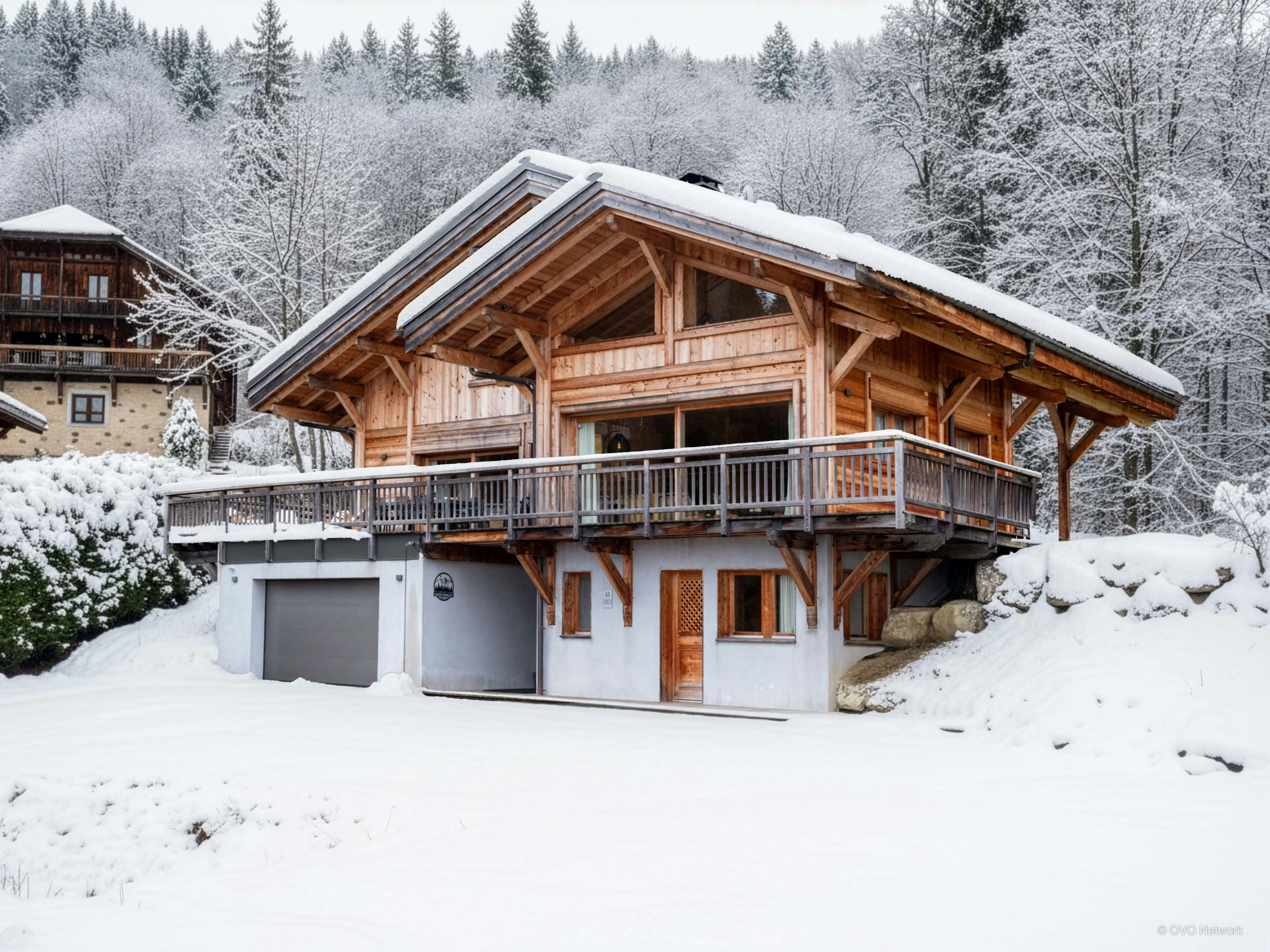 Chalet lumineux pour 14 avec sauna et terrasse panoramique