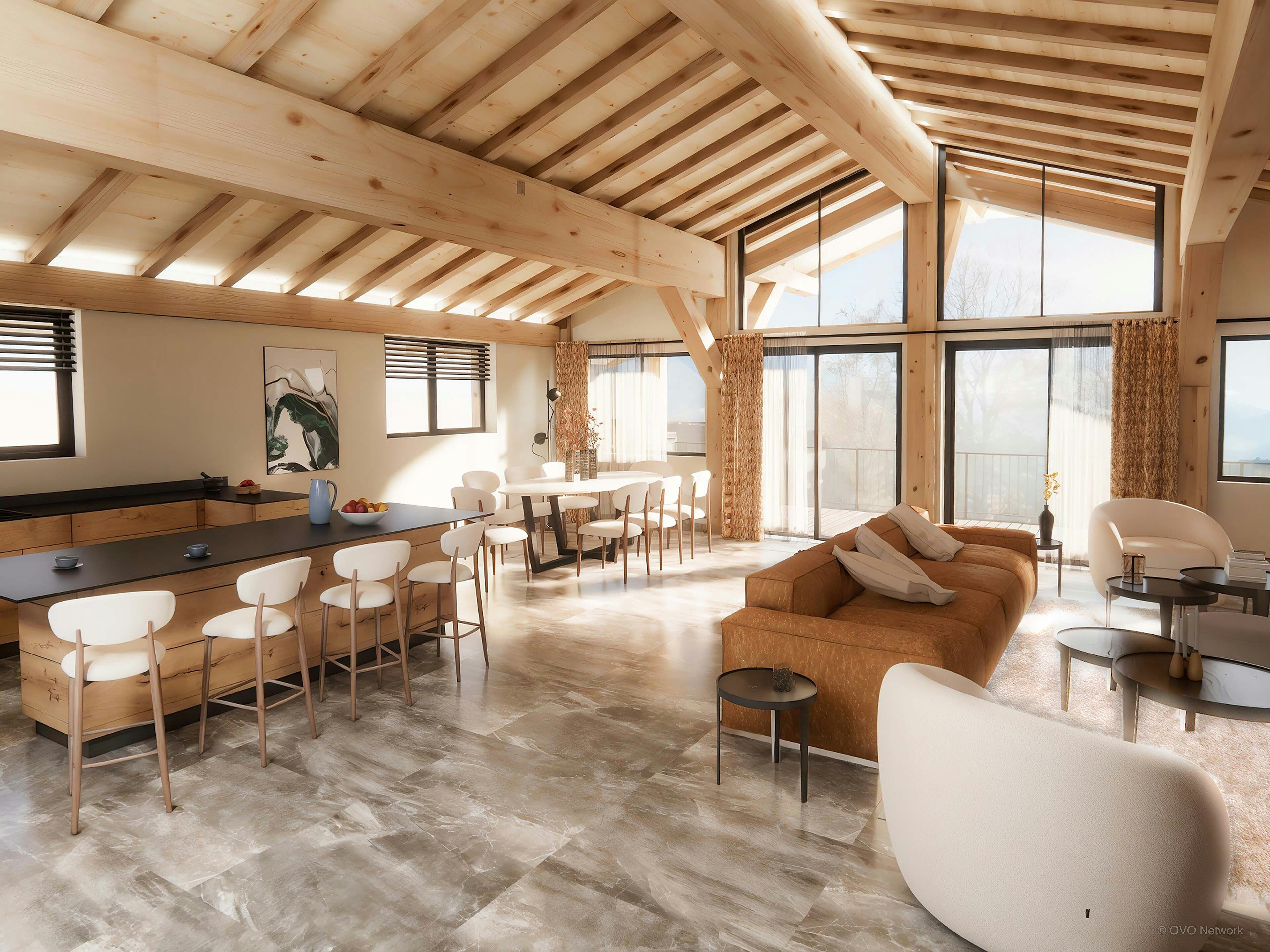 En avant première - chalet pour 8 avec jacuzzi et piscine