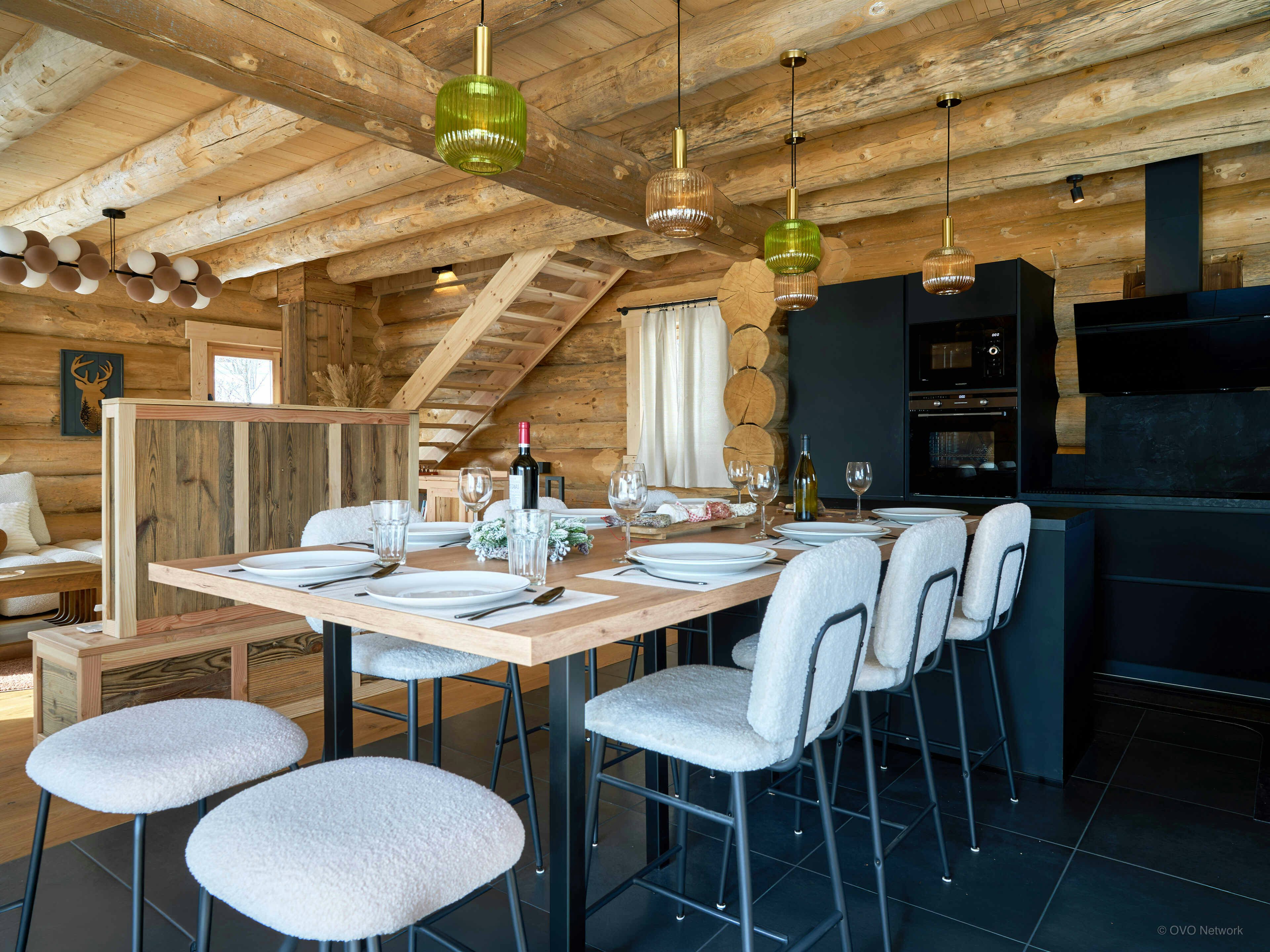Élégant chalet pour 10 avec poêle à bois à font-romeu