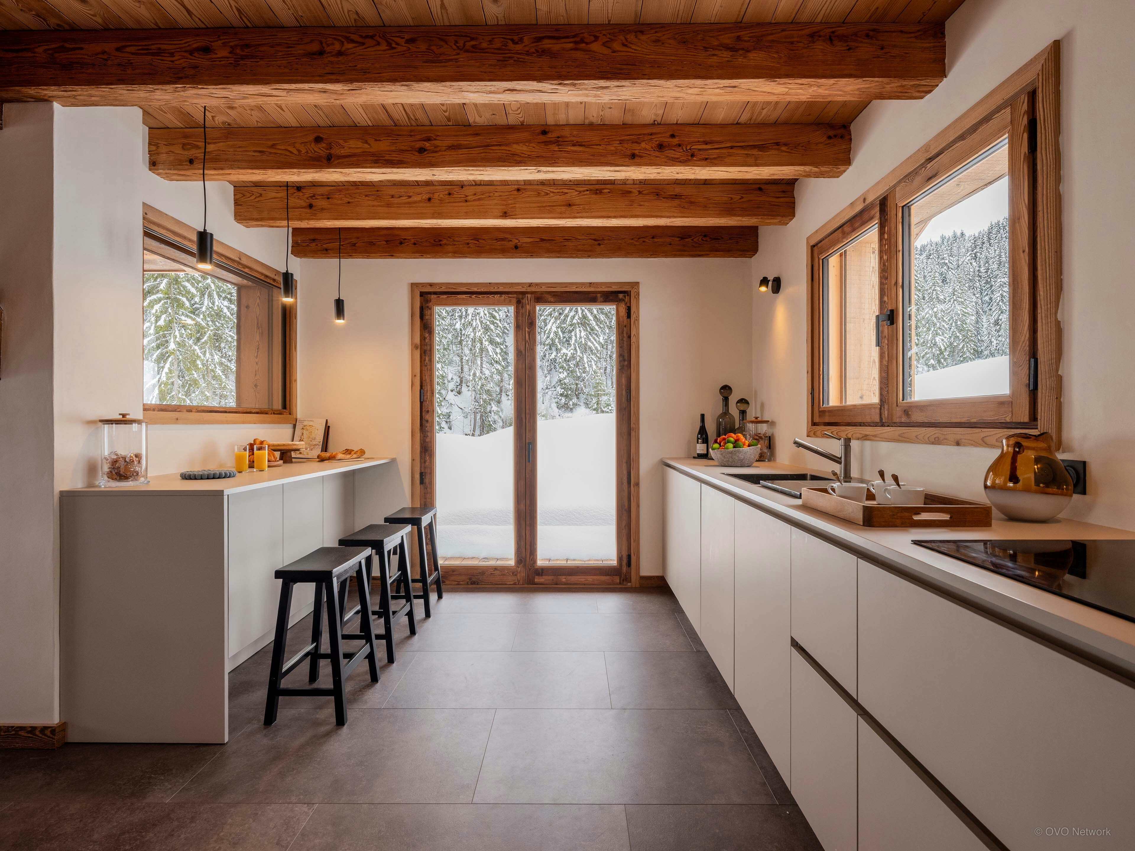 Chalet skis aux pieds pour 10 à Saint-Gervais avec spa
