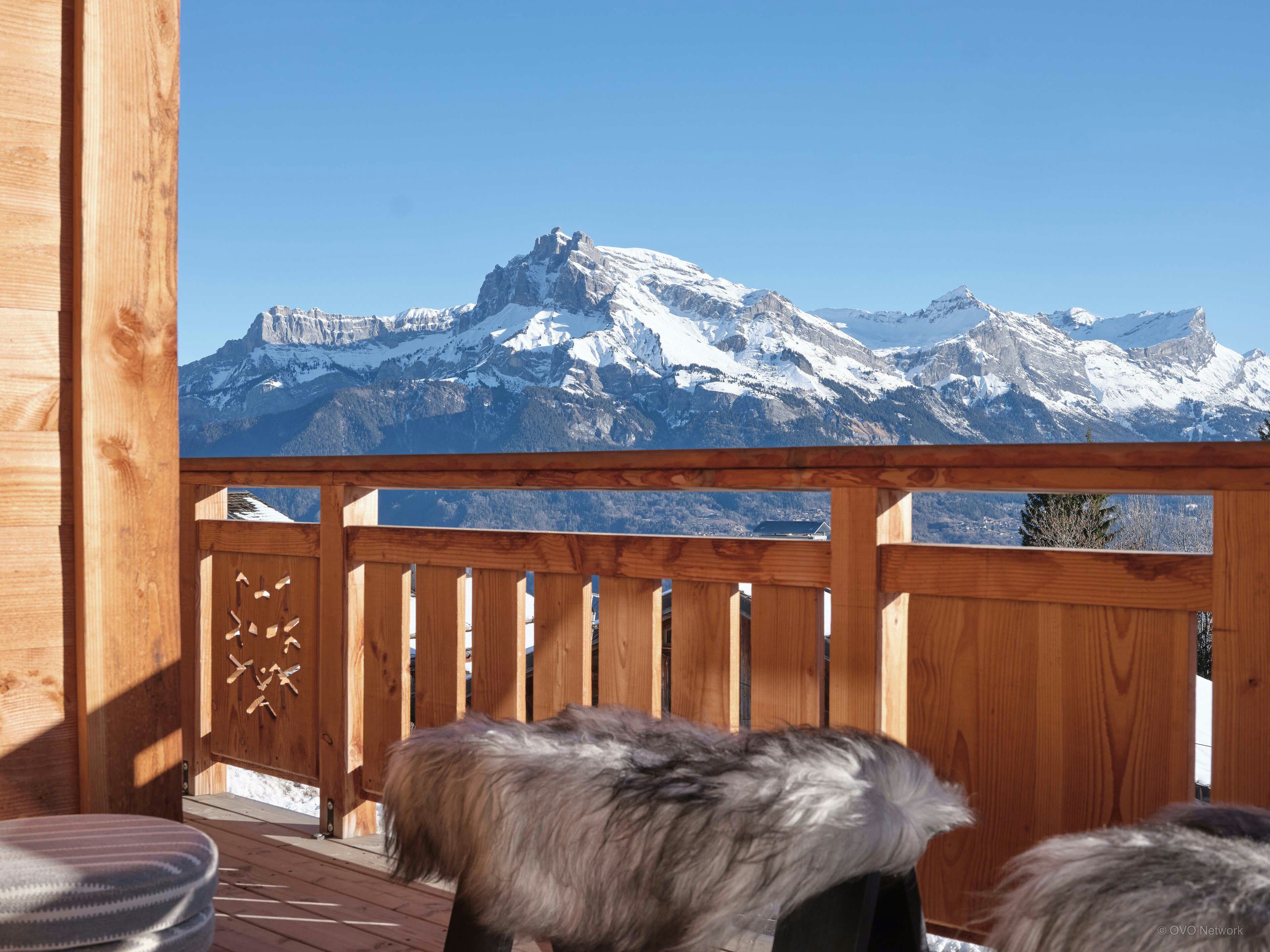 Chalet familial pour 12 à Combloux avec sauna et jacuzzi