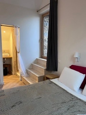 Quartz – Cocon duplex 2 personnes, appartement dans une maison de village rénovée, vue Meije & skiroom équipé