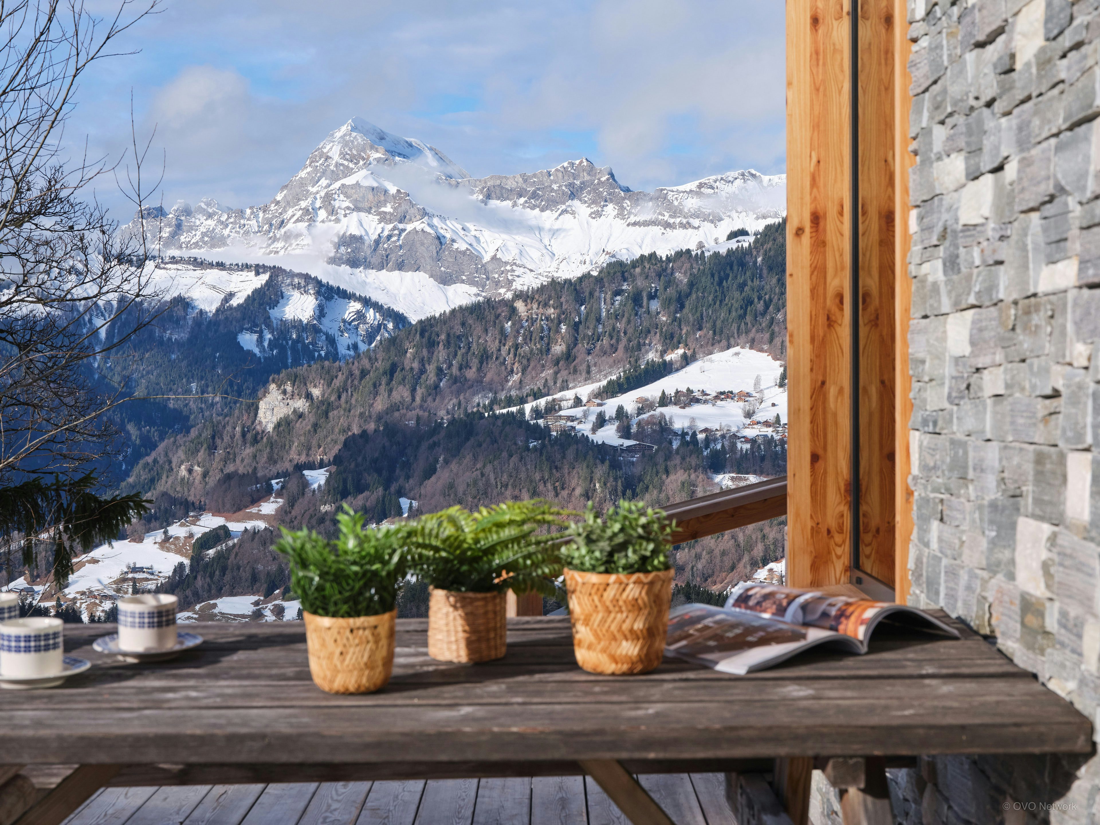 Chalet pour 8 au Val d’Arly avec terrasse et sauna